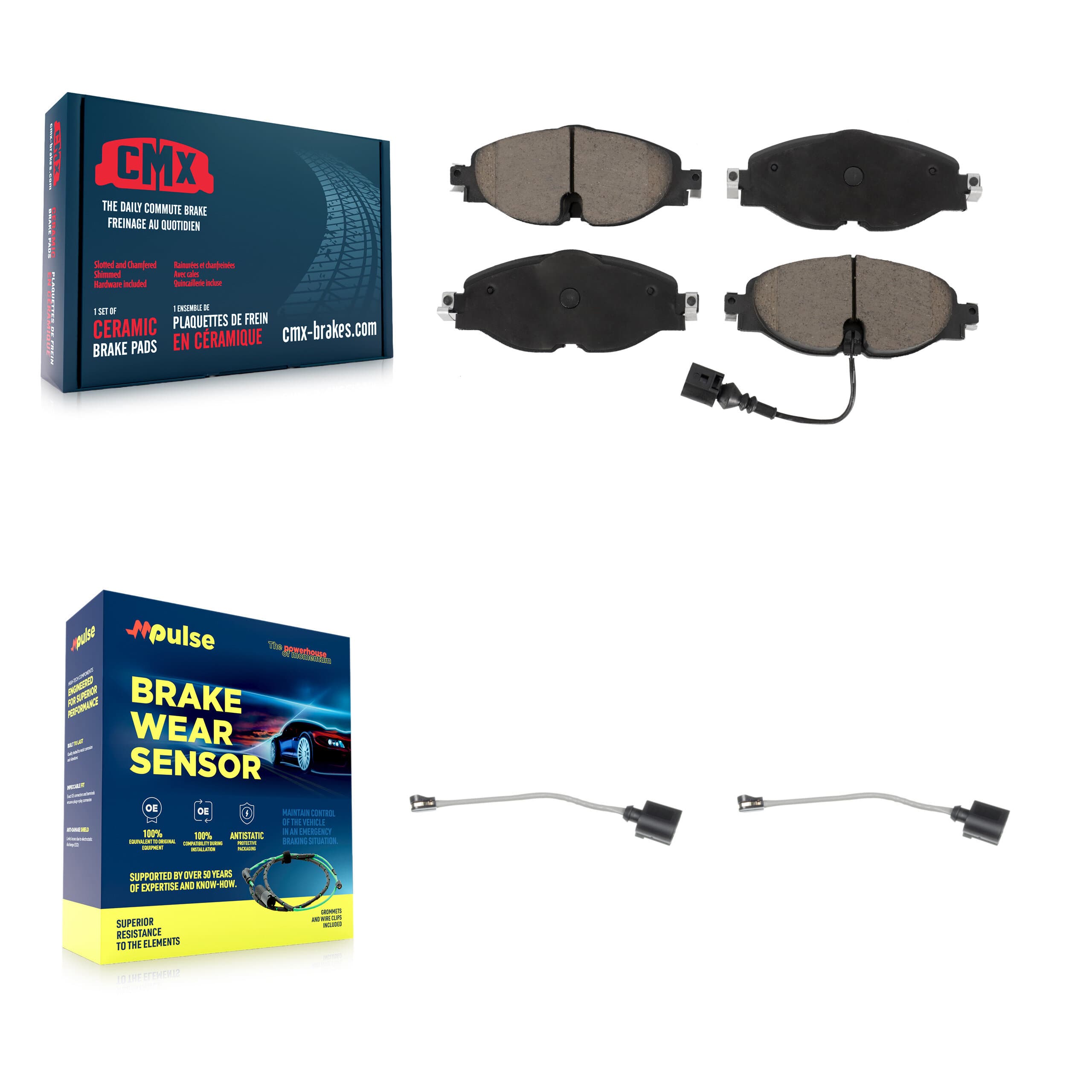 CMX - KCW-100756 - Front Disc Brake Pad Kits image 1
