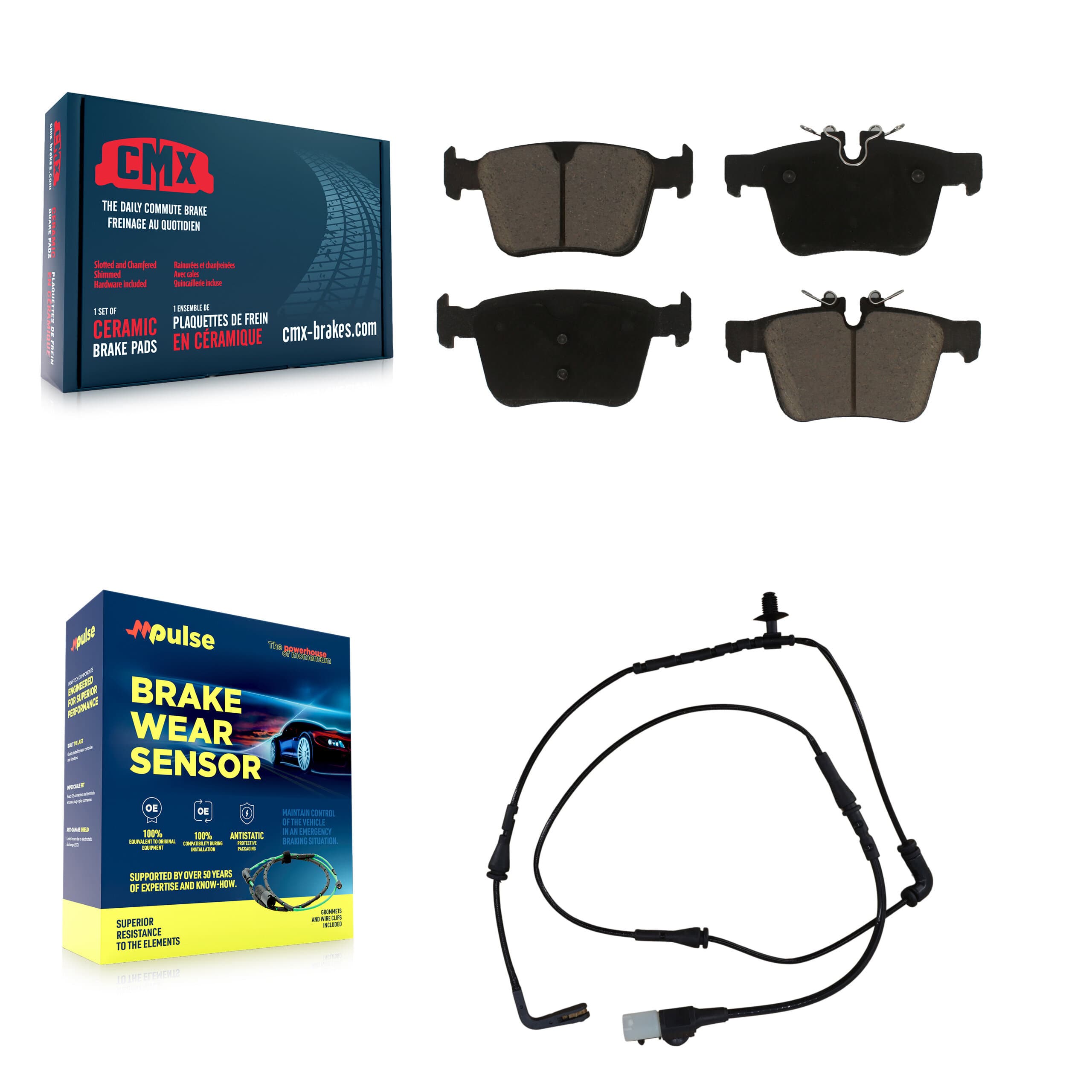 CMX - KCW-100770 - Rear Disc Brake Pad Kits image 1