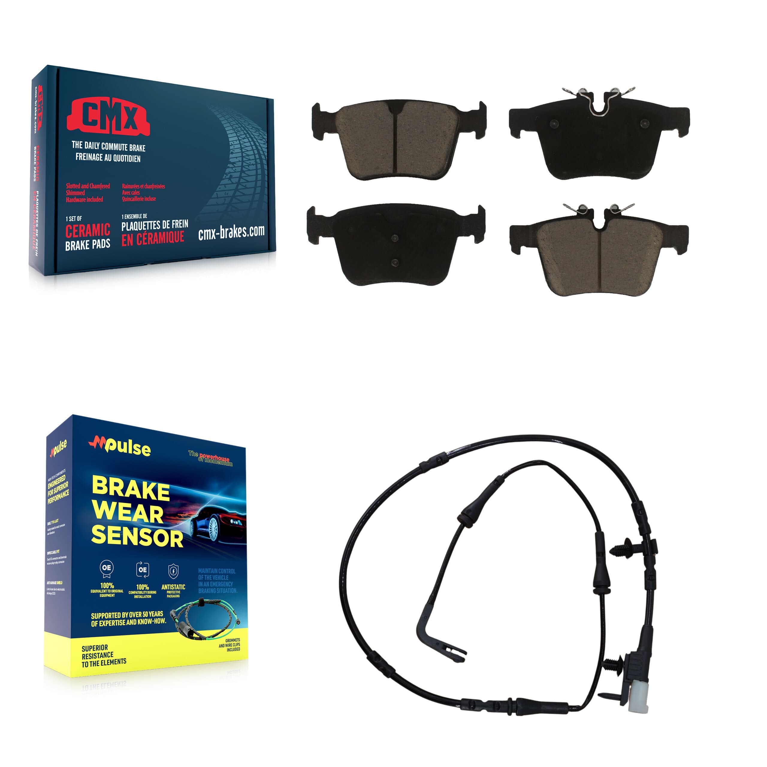 CMX - KCW-100787 - Rear Disc Brake Pad Kits image 1