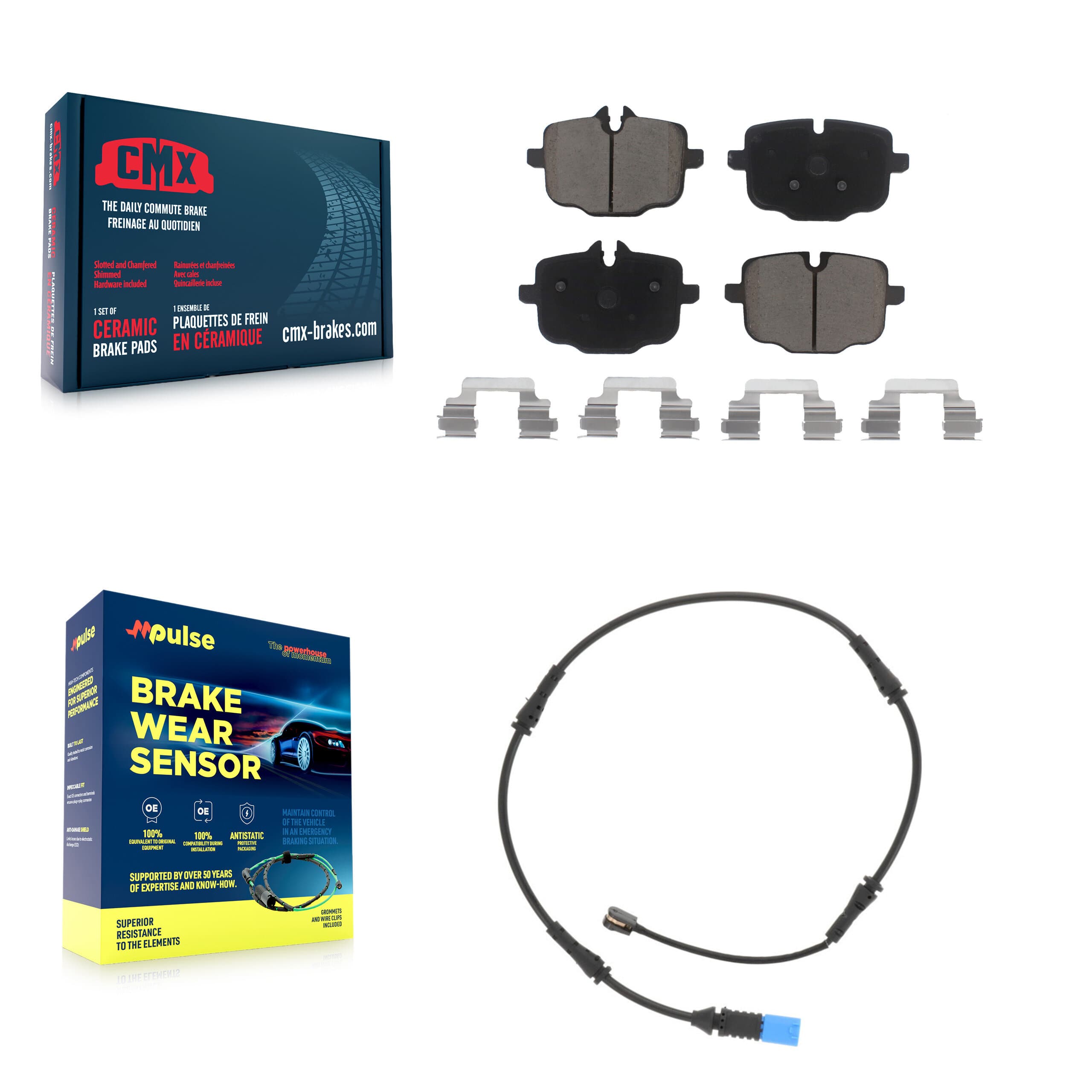 CMX - KCW-100789 - Rear Disc Brake Pad Kits image 1