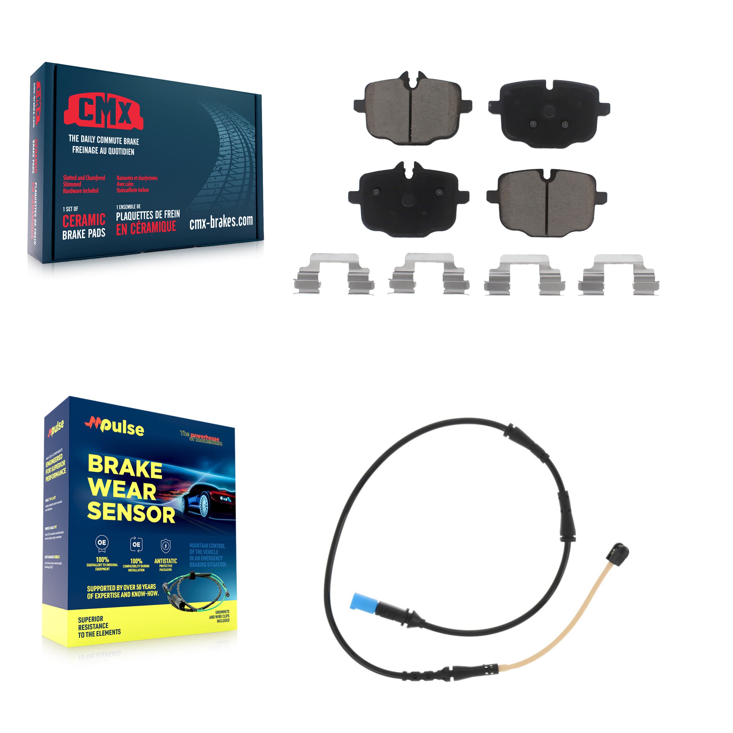 CMX - KCW-100790 - Rear Disc Brake Pad Kits image 1