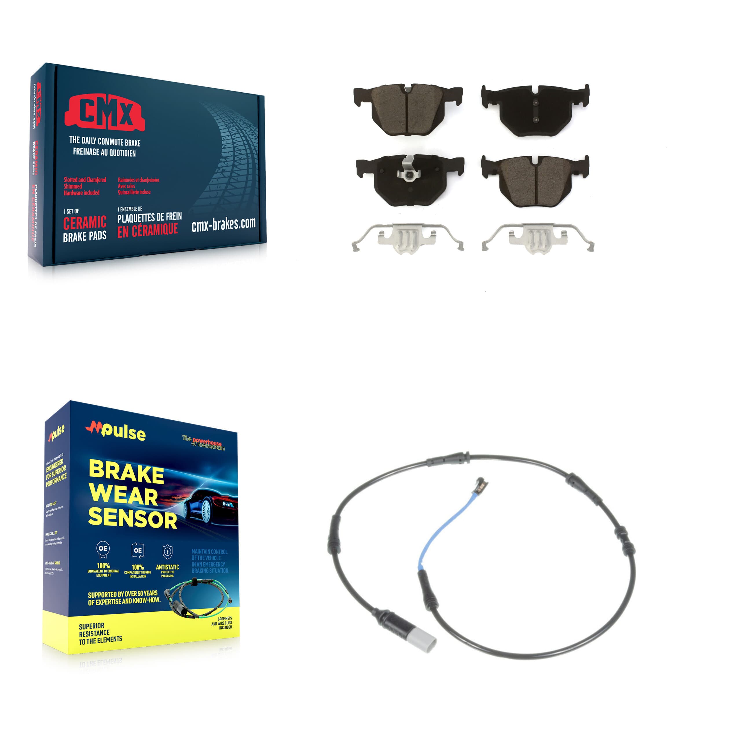 CMX - KCW-100831 - Rear Disc Brake Pad Kits image 1