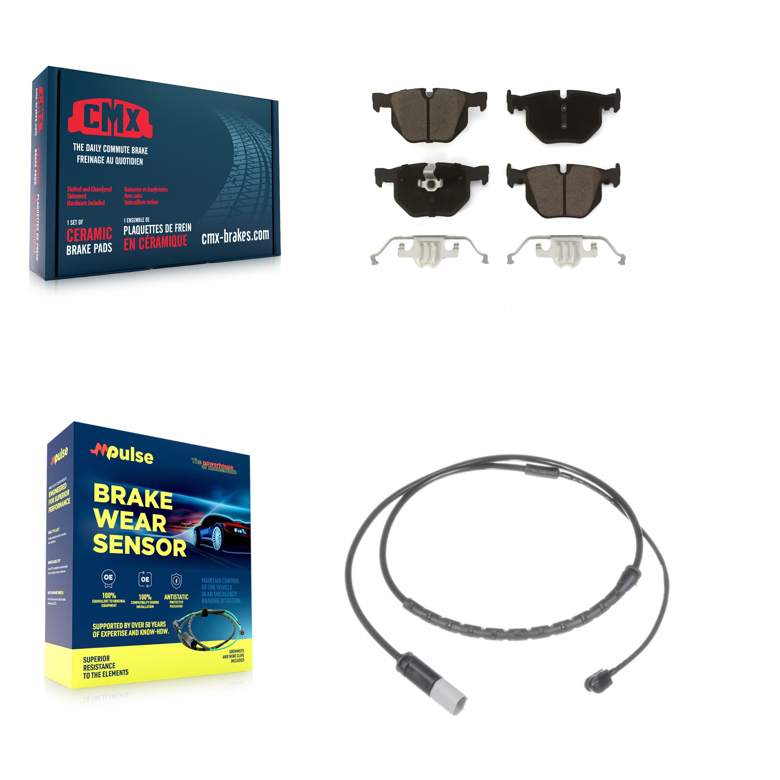 CMX - KCW-100841 - Rear Disc Brake Pad Kits image 1
