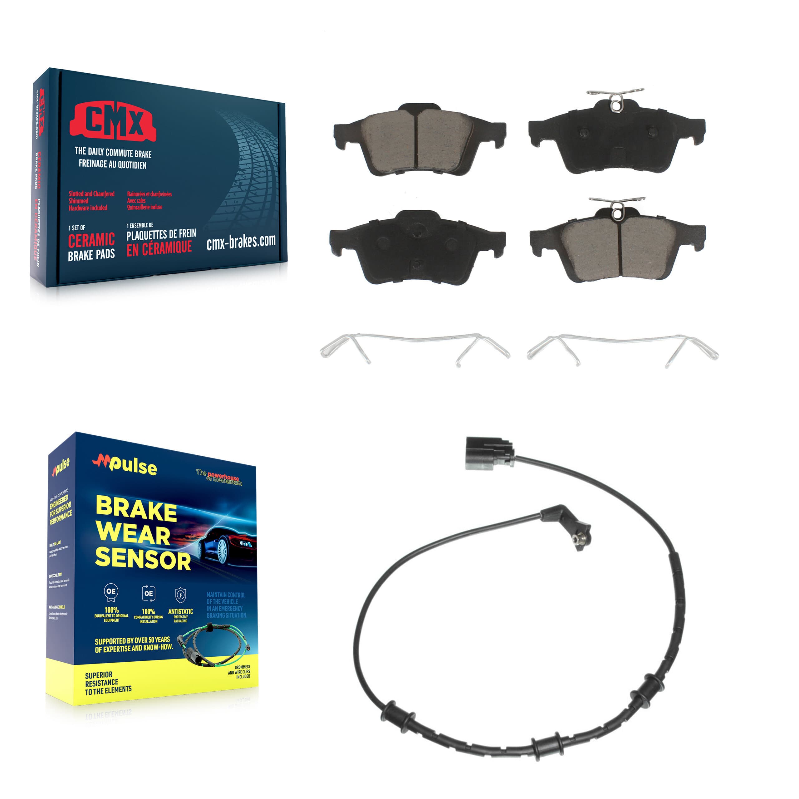 CMX - KCW-100858 - Rear Disc Brake Pad Kits image 1