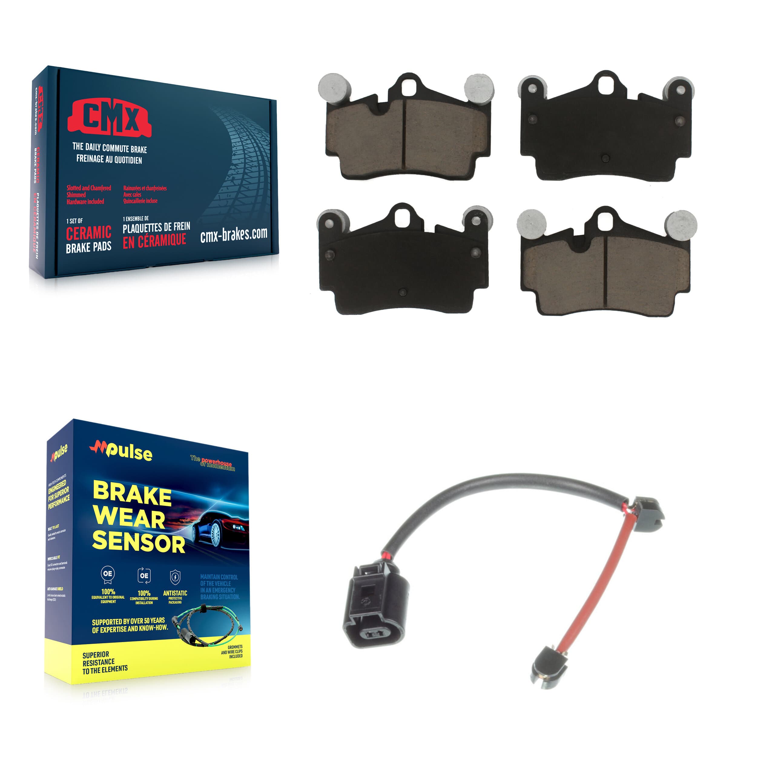 CMX - KCW-100859 - Rear Disc Brake Pad Kits image 1