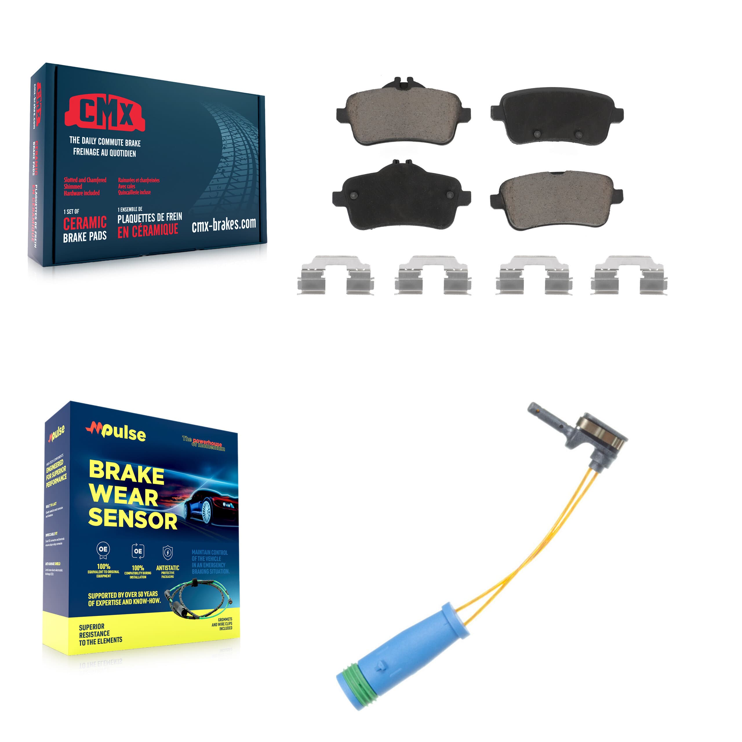 CMX - KCW-100873 - Rear Disc Brake Pad Kits image 1