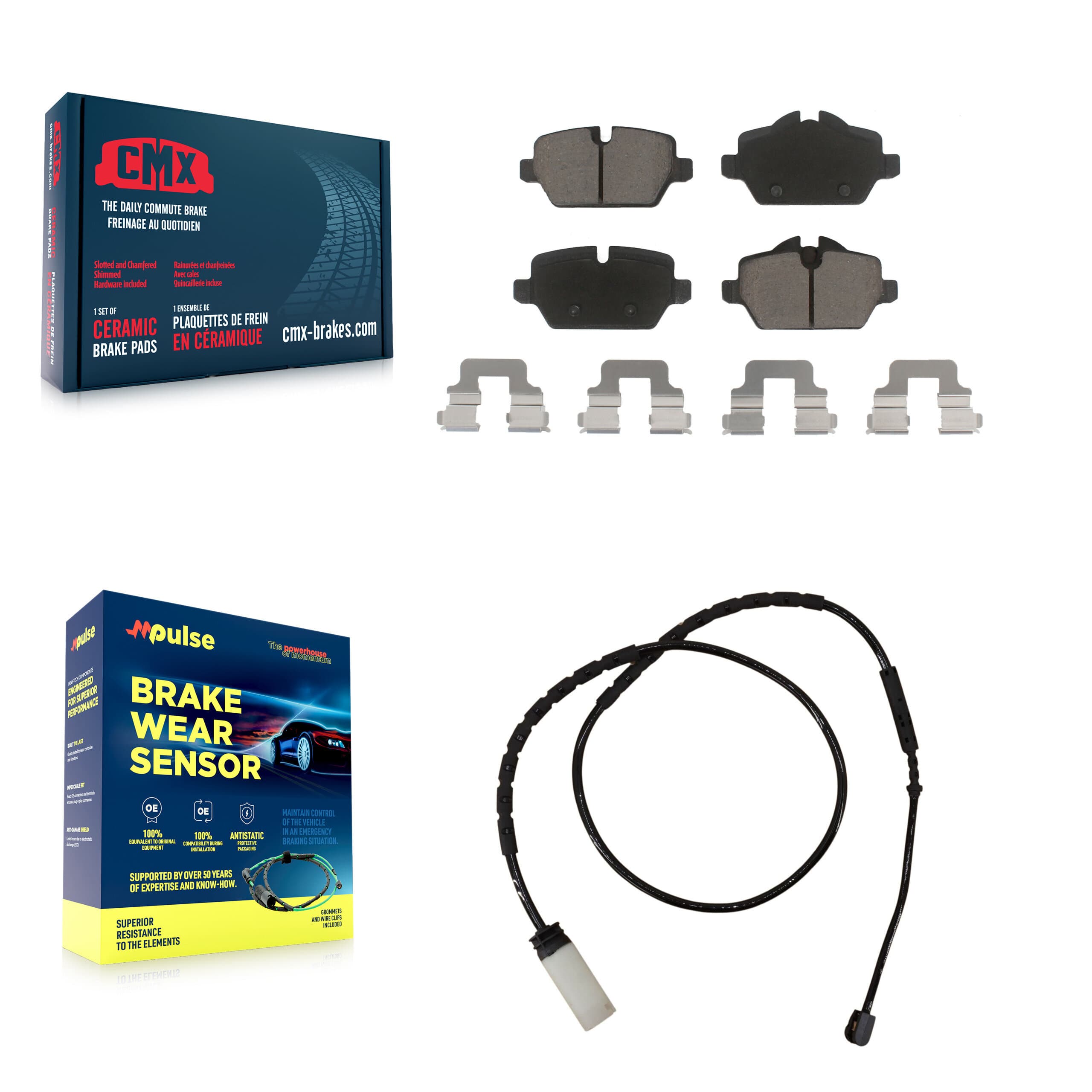 CMX - KCW-100883 - Rear Disc Brake Pad Kits image 1
