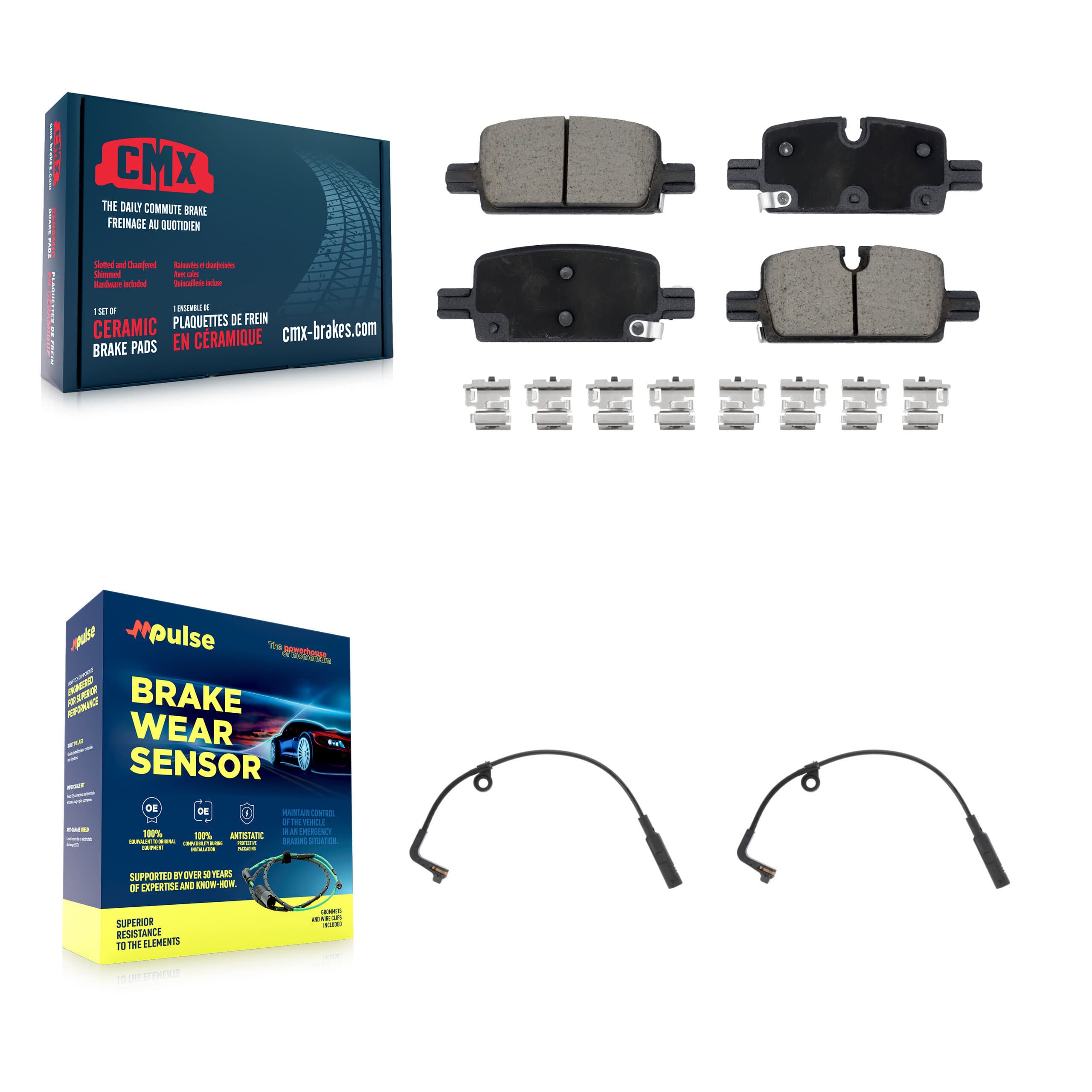 CMX - KCW-100908 - Rear Disc Brake Pad Kits image 1