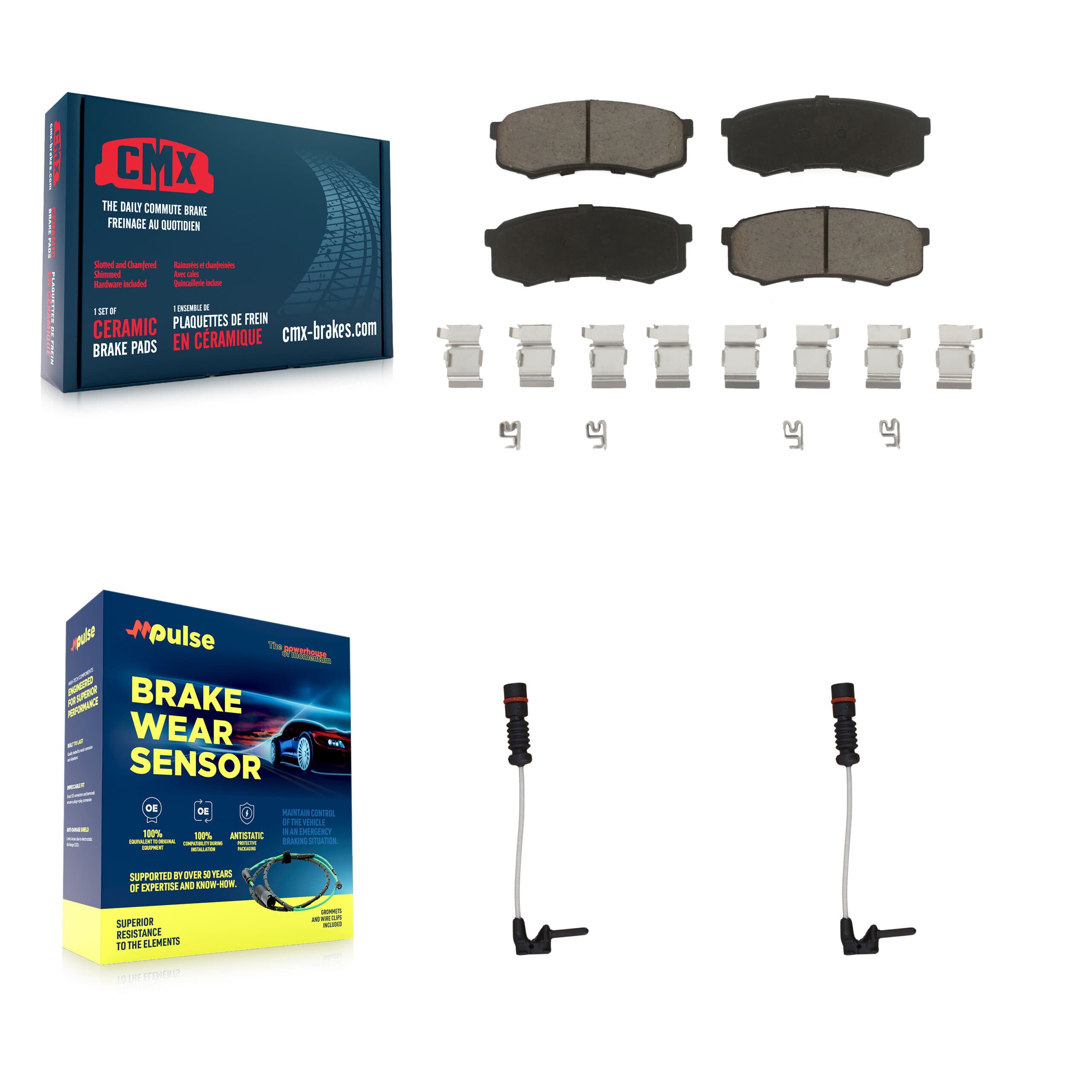 CMX - KCW-100944 - Rear Disc Brake Pad Kits image 1
