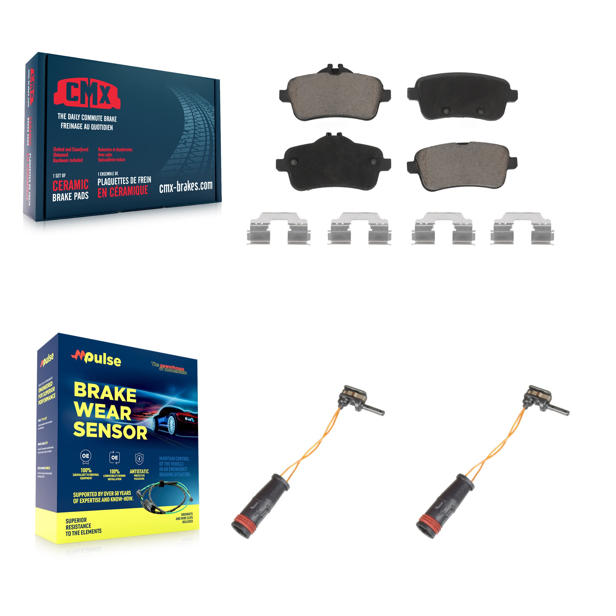 CMX - KCW-100970 - Rear Disc Brake Pad Kits image 1