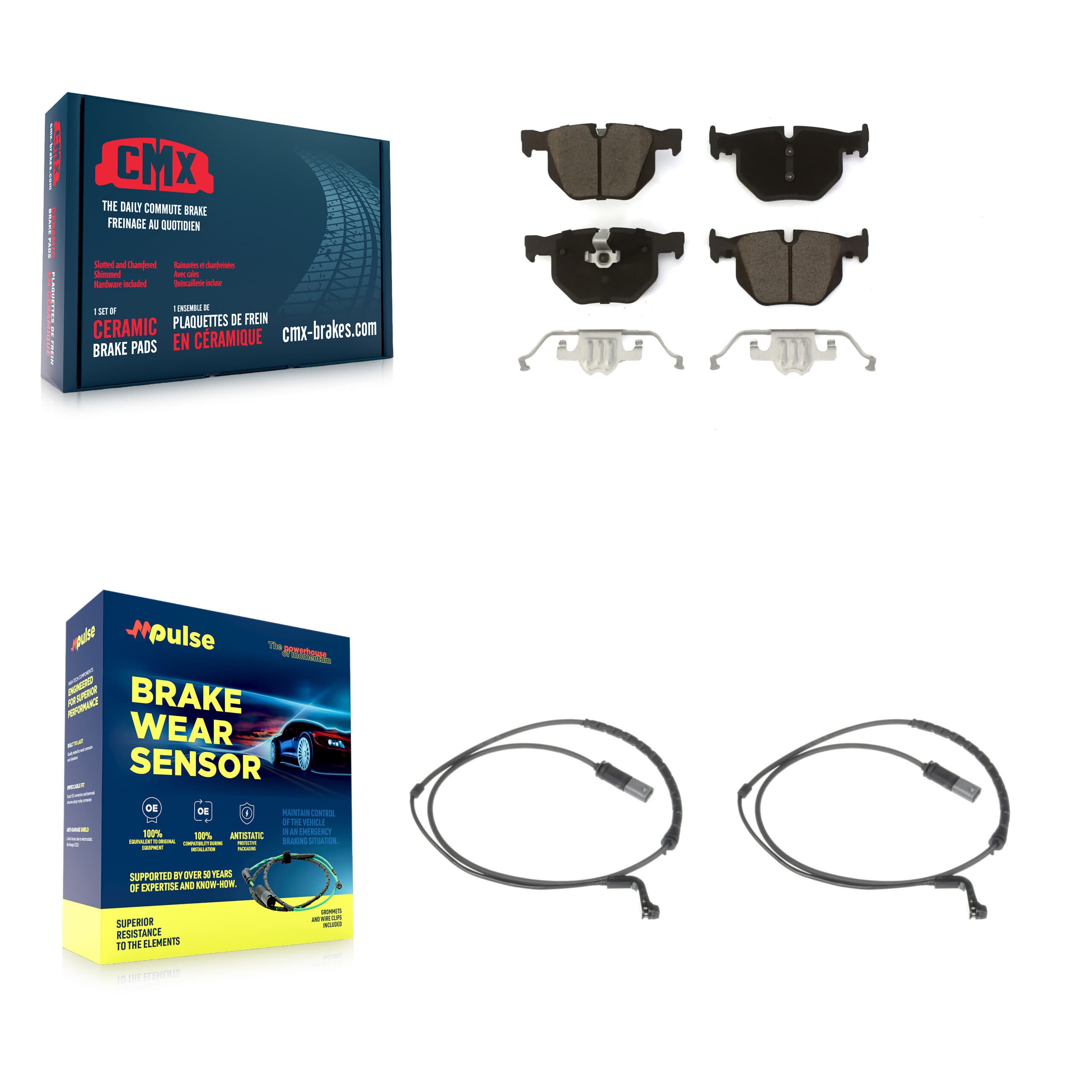 CMX - KCW-100994 - Rear Disc Brake Pad Kits image 1