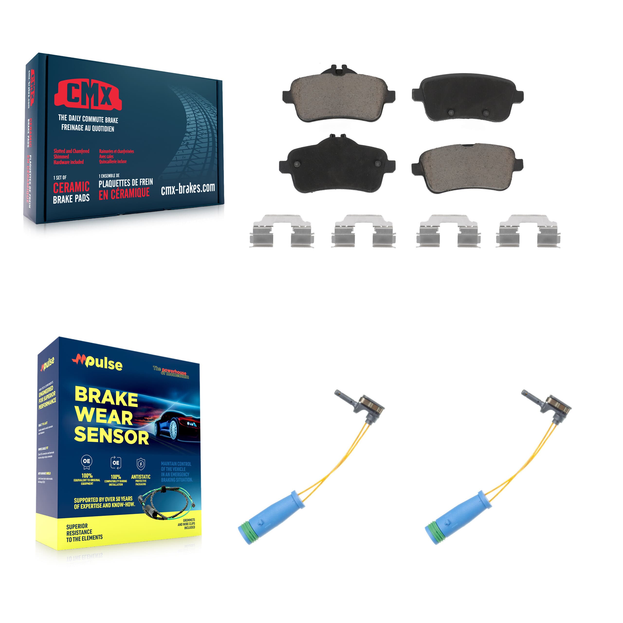CMX - KCW-100996 - Rear Disc Brake Pad Kits image 1