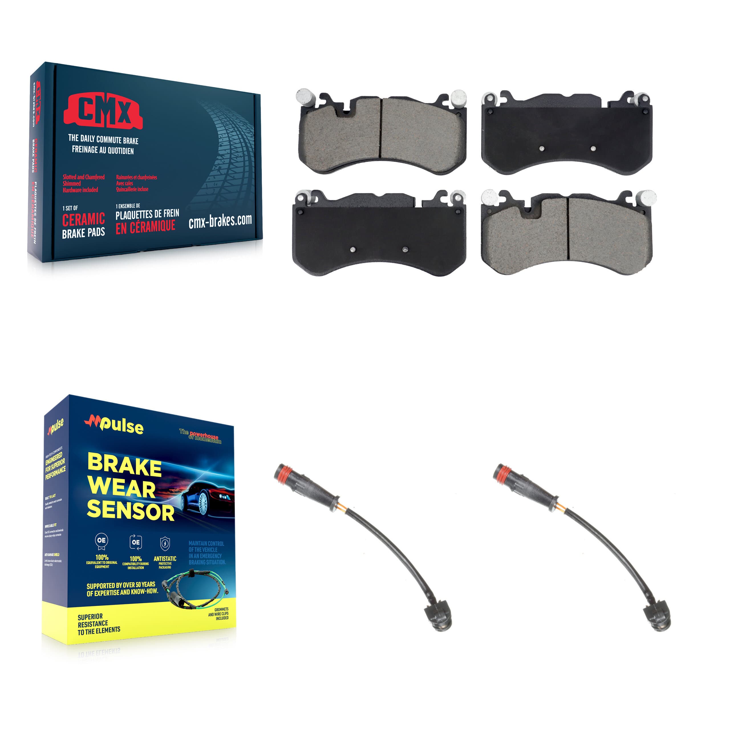 CMX - KCW-101162 - Front Disc Brake Pad Kits image 1