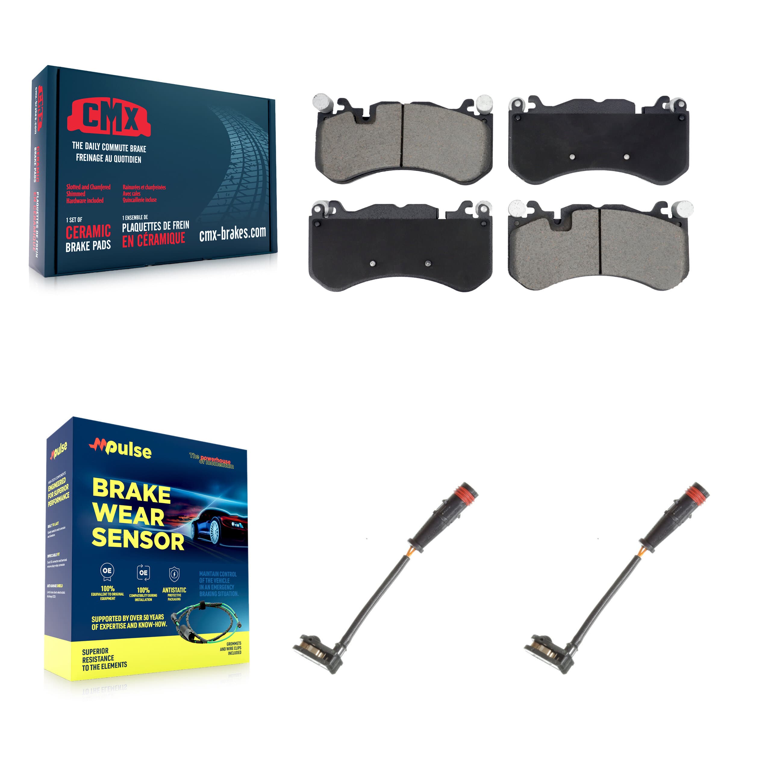 CMX - KCW-101167 - Front Disc Brake Pad Kits image 1