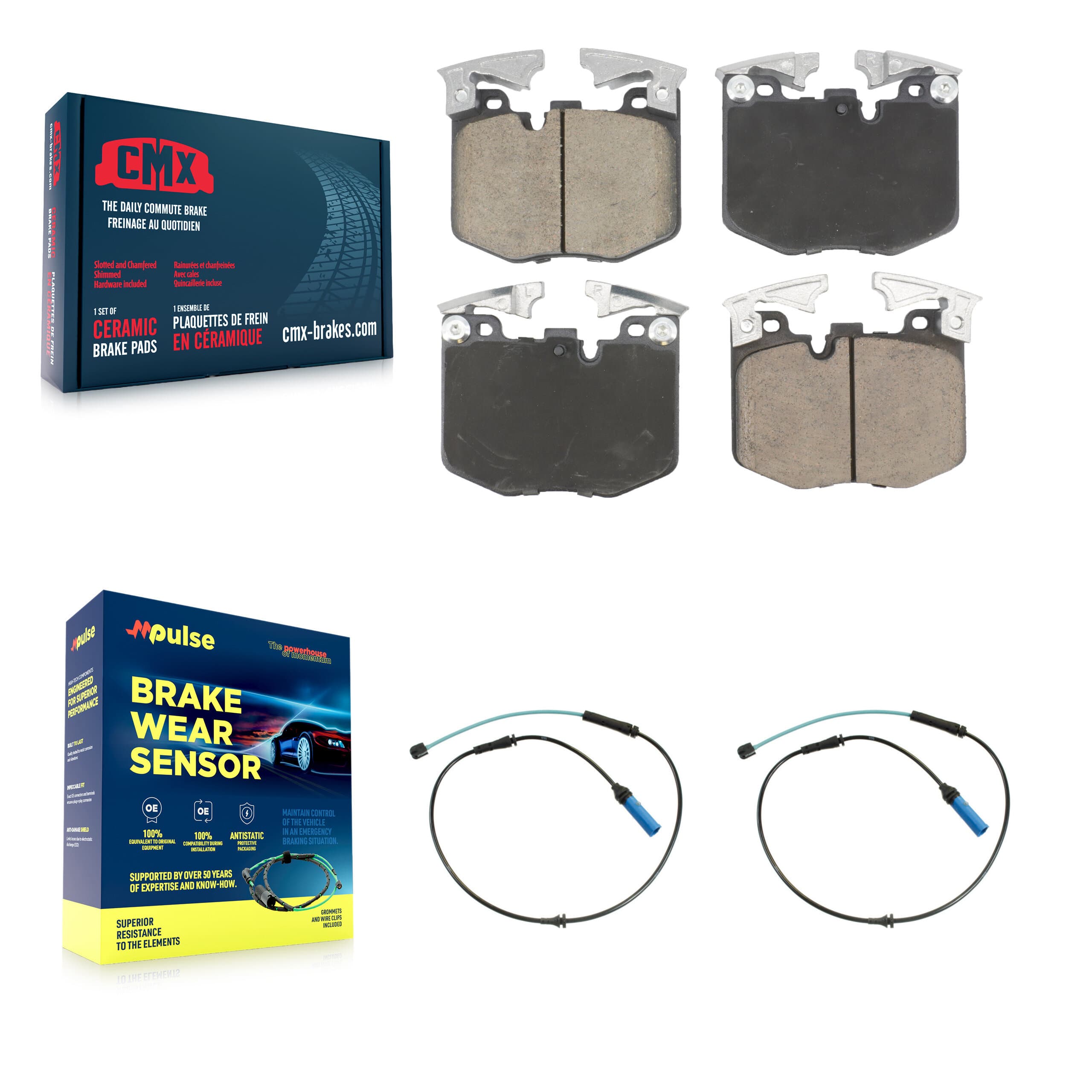 CMX - KCW-101175 - Front Disc Brake Pad Kits image 1