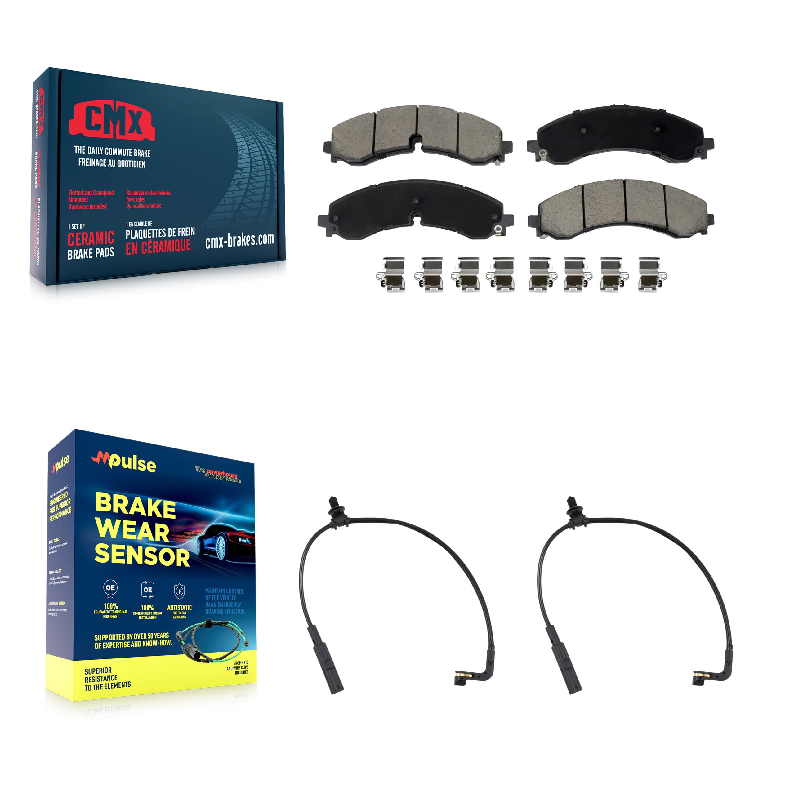 CMX - KCW-101184 - Front Disc Brake Pad Kits image 1