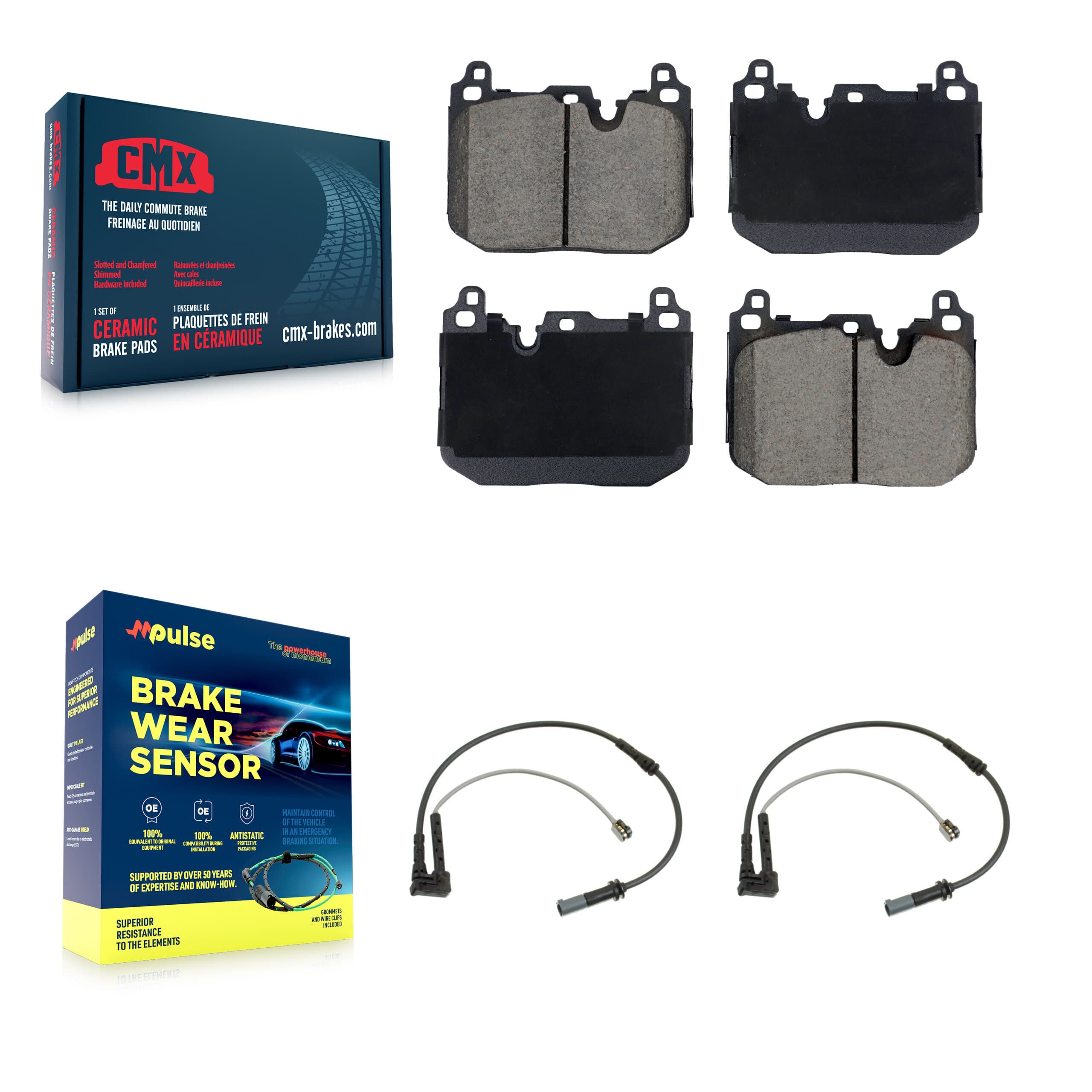 CMX - KCW-101192 - Front Disc Brake Pad Kits image 1