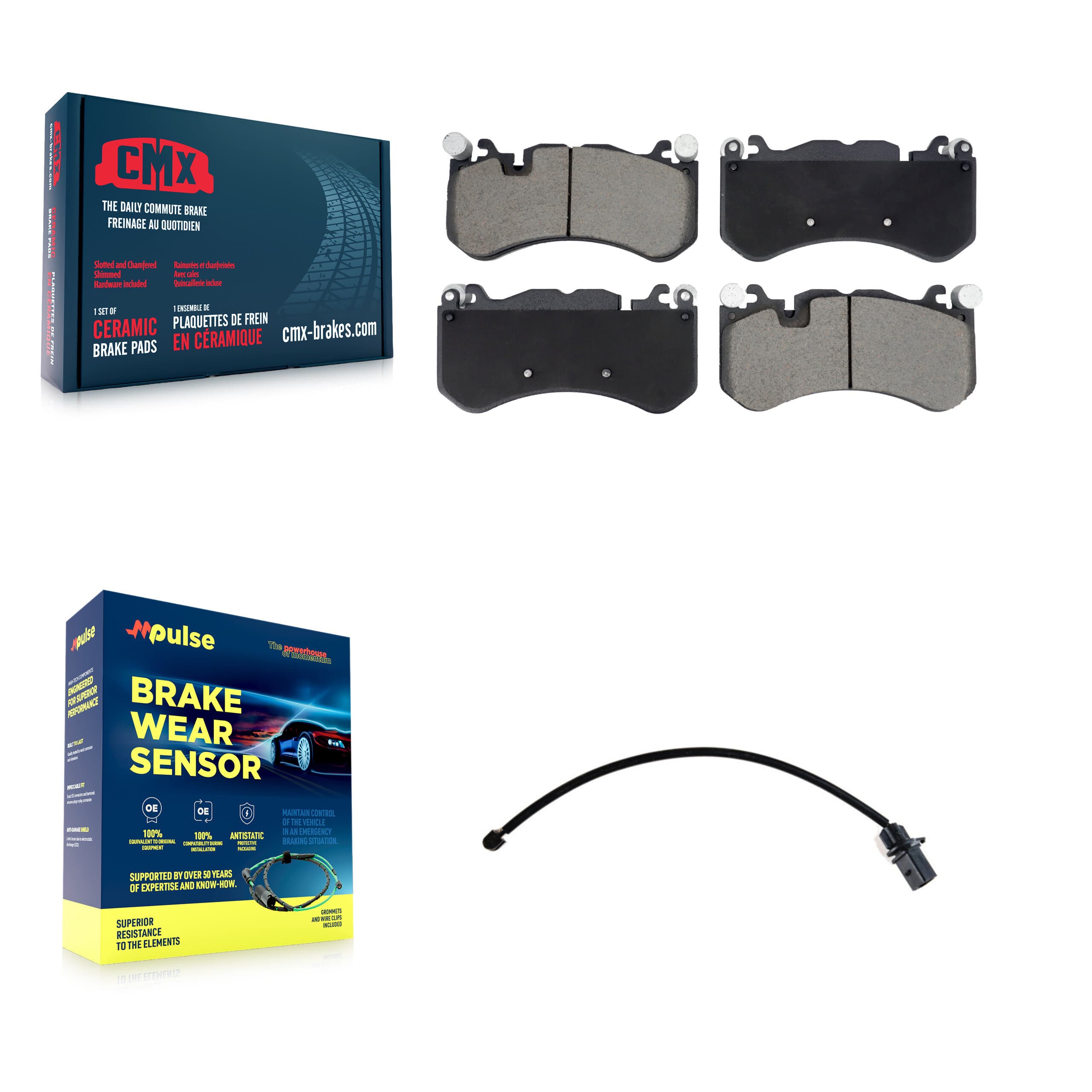 CMX - KCW-101203 - Front Disc Brake Pad Kits image 1
