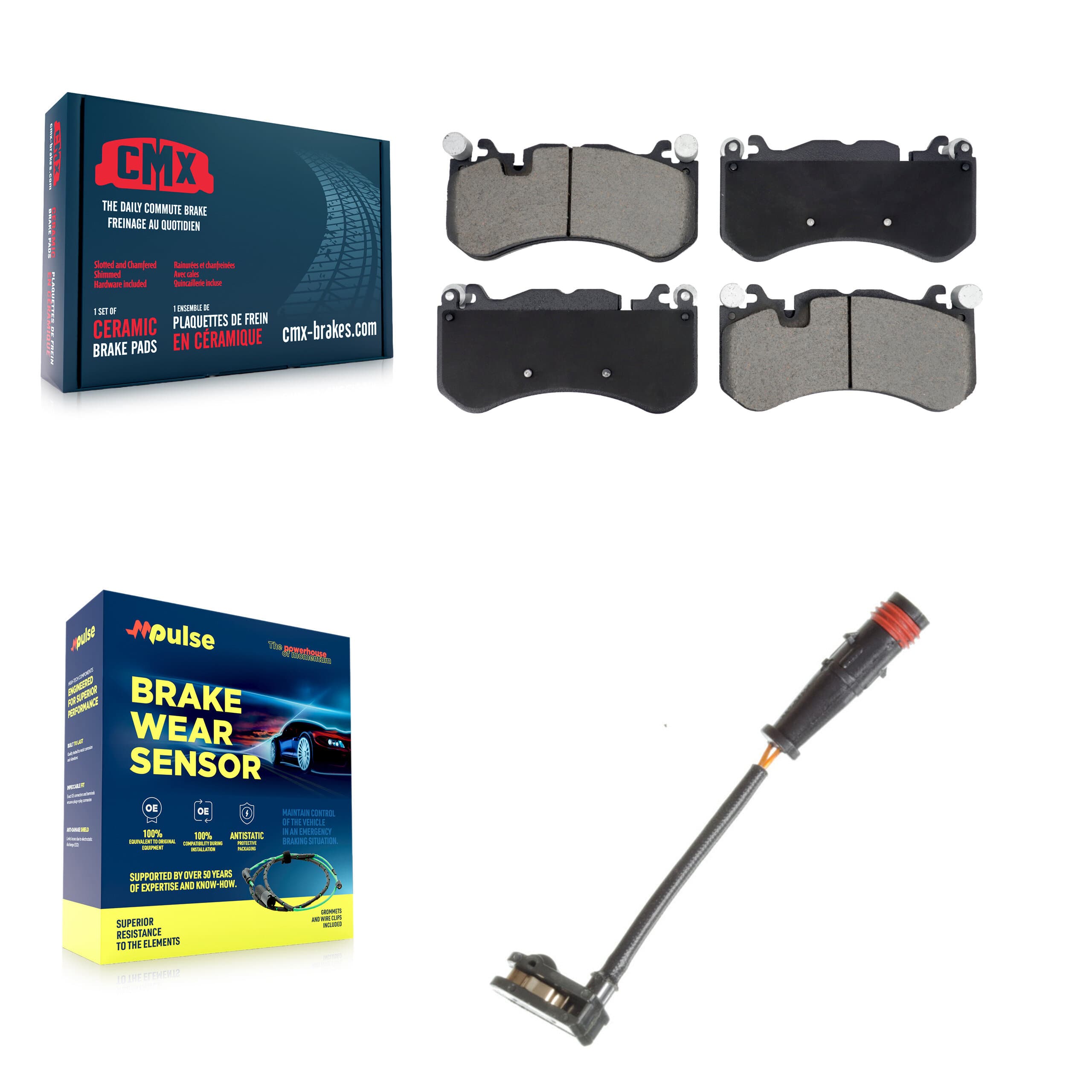 CMX - KCW-101205 - Front Disc Brake Pad Kits image 1