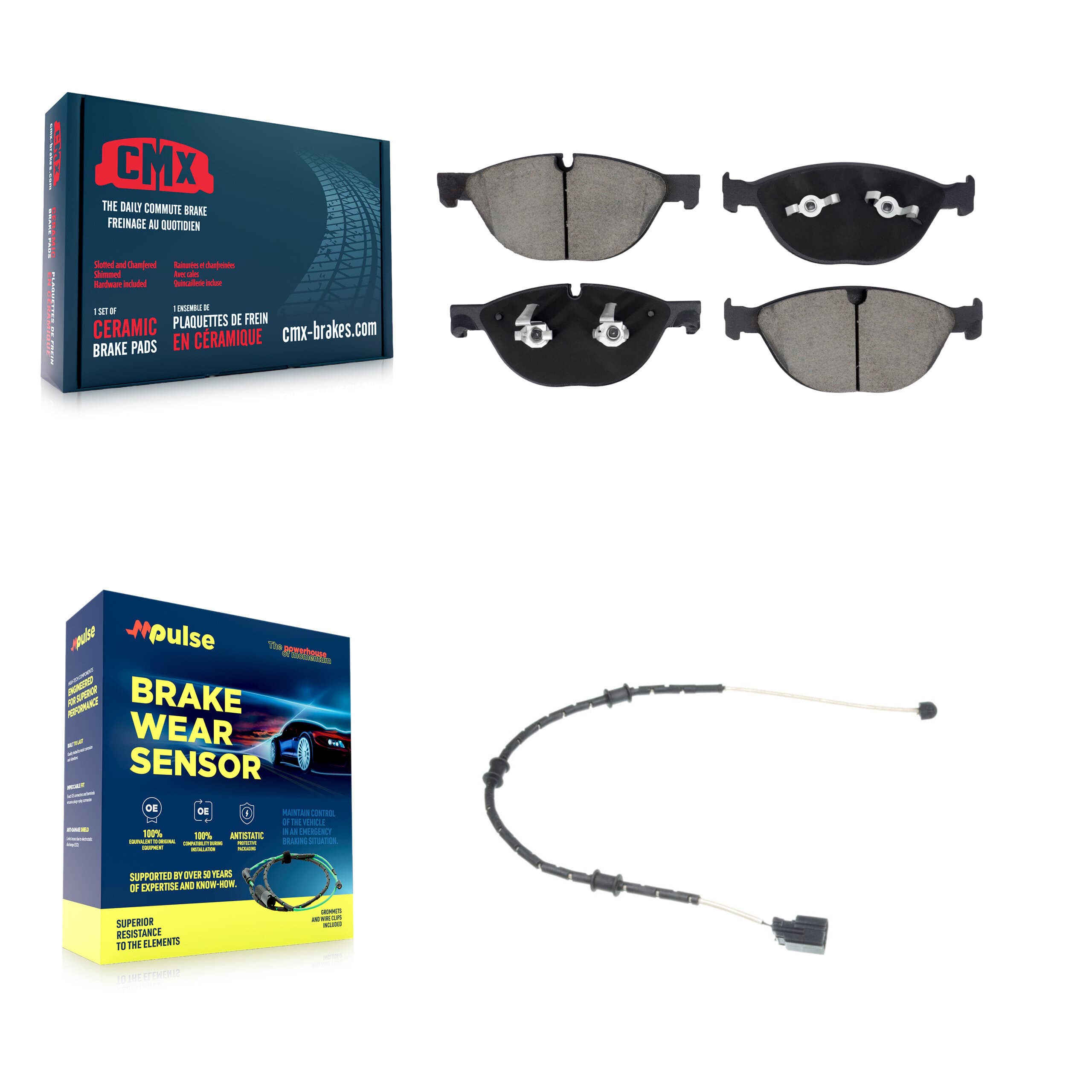 CMX - KCW-101210 - Front Disc Brake Pad Kits image 1