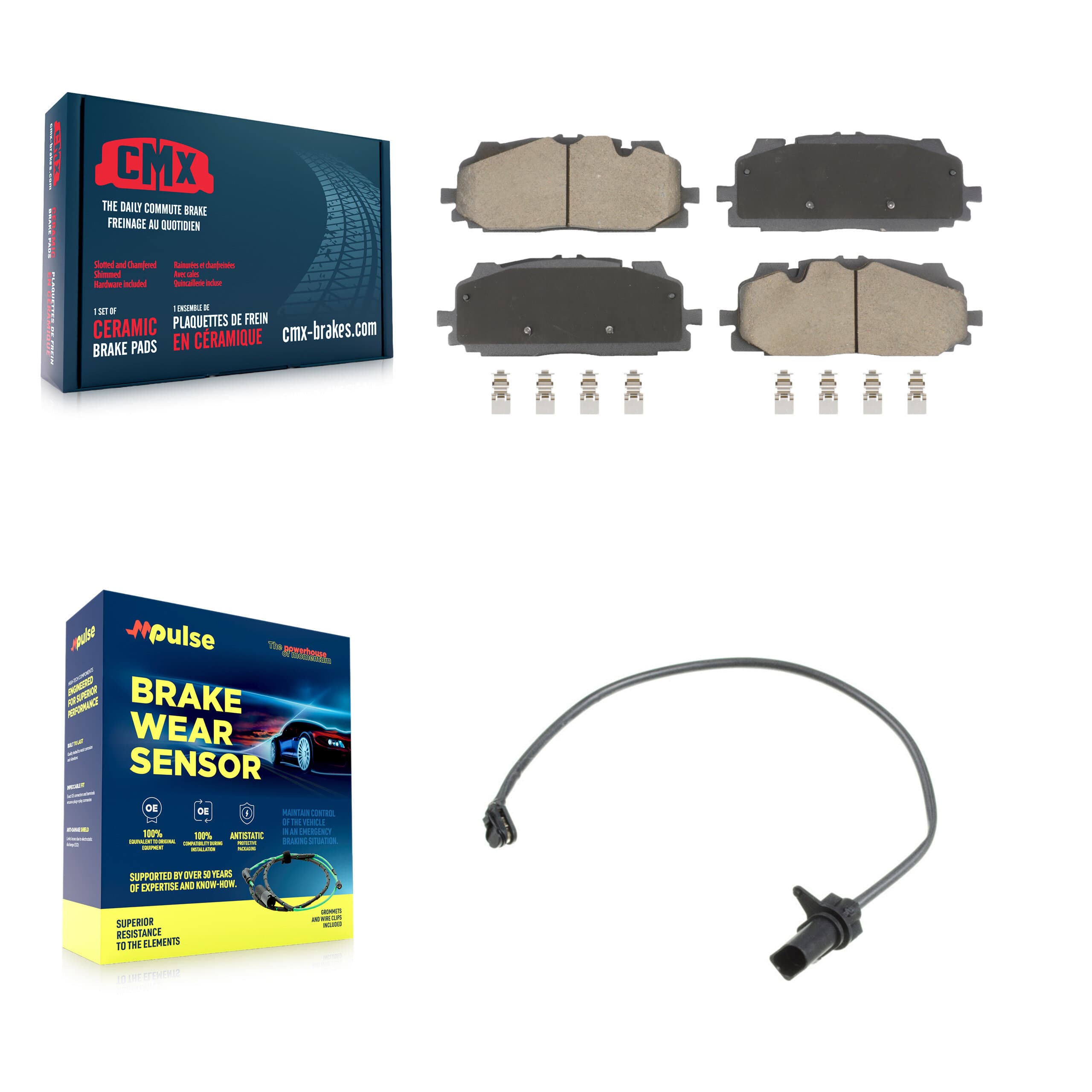 CMX - KCW-101218 - Front Disc Brake Pad Kits image 1