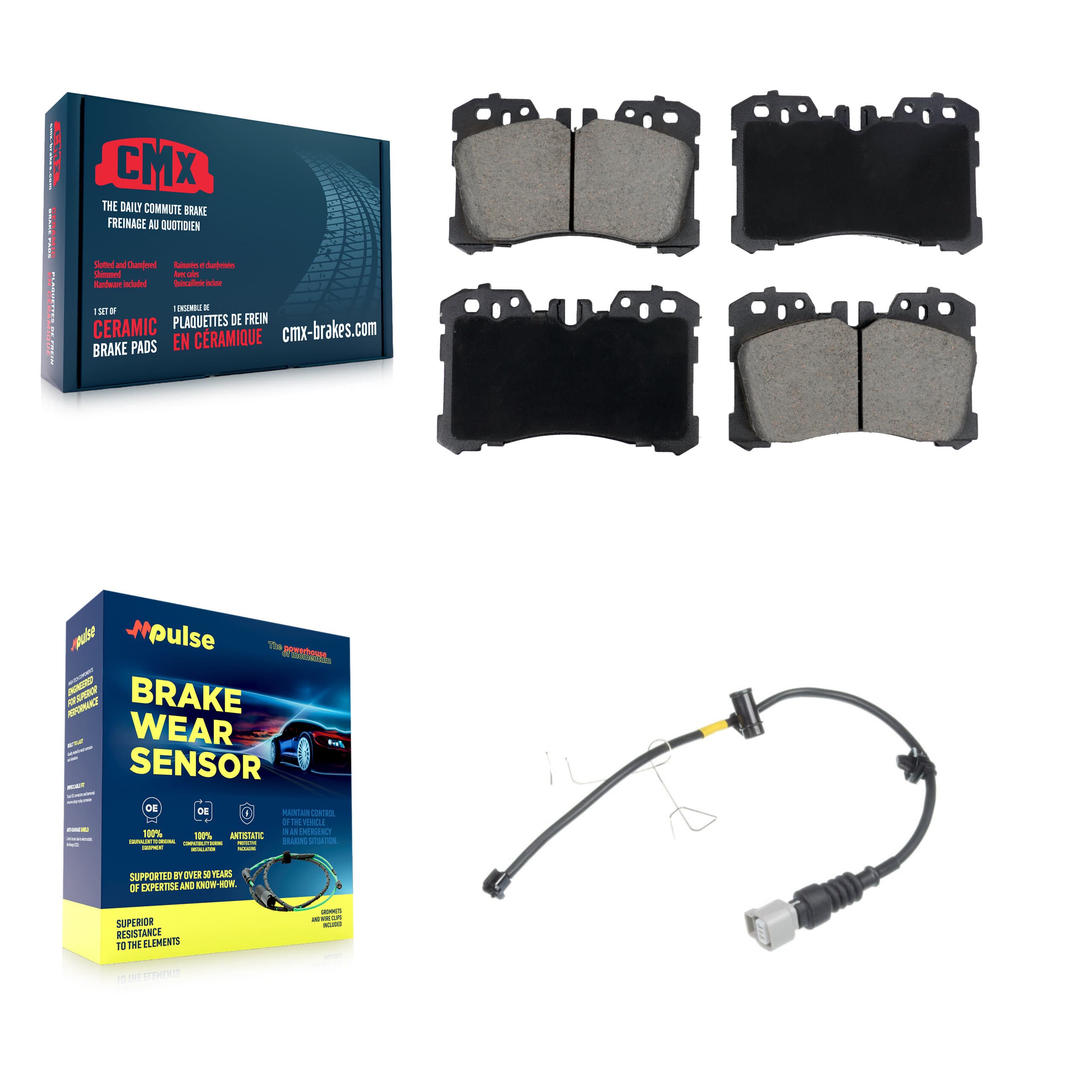 CMX - KCW-101233 - Front Disc Brake Pad Kits image 1