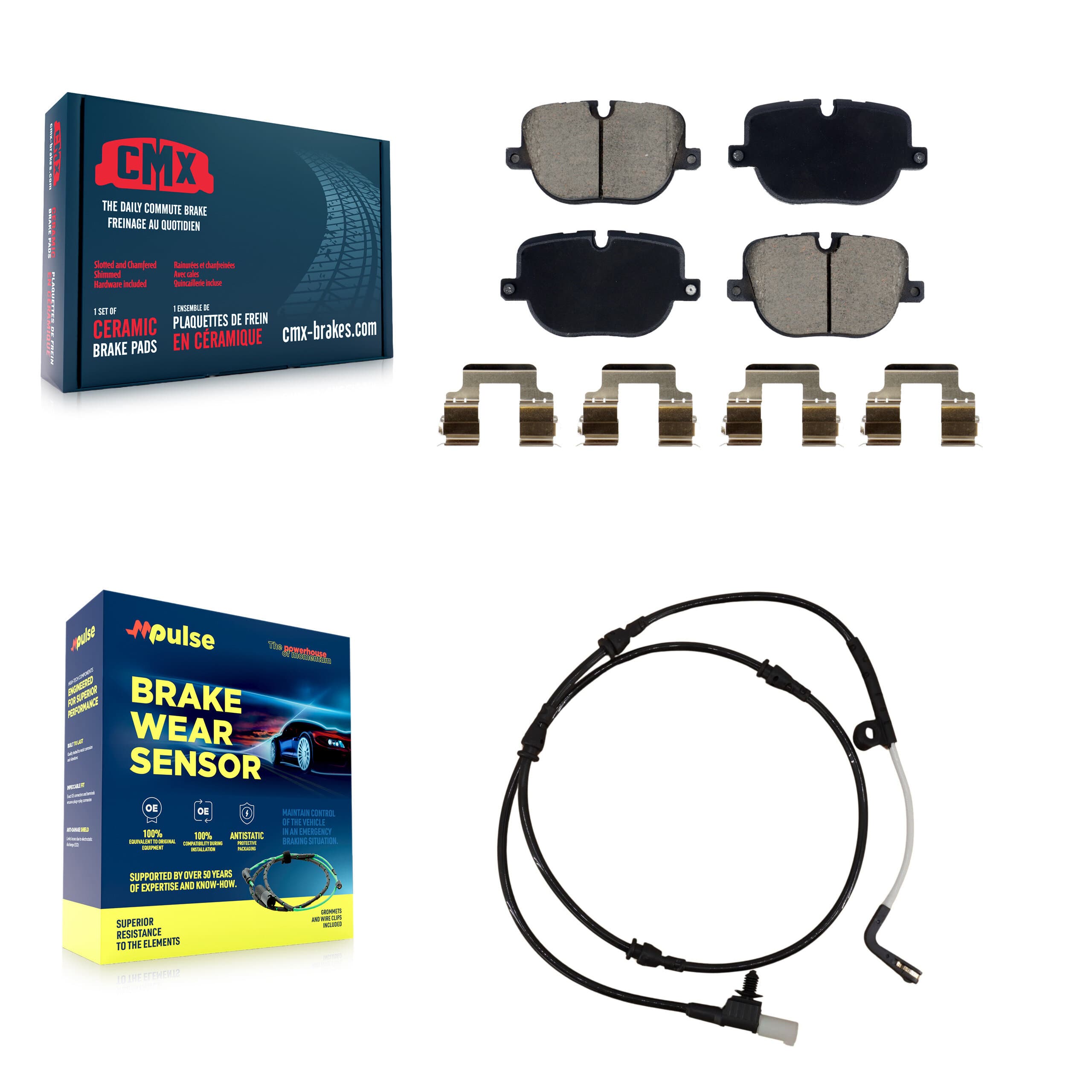 CMX - KCW-101264 - Rear Disc Brake Pad Kits image 1