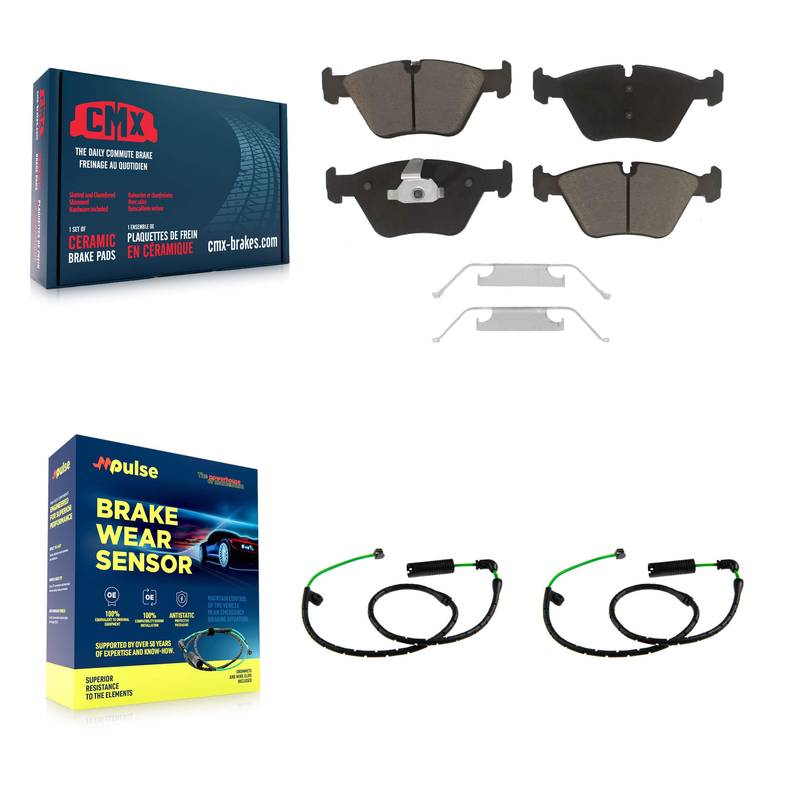 CMX - KCW-101394 - Front Disc Brake Pad Kits image 1