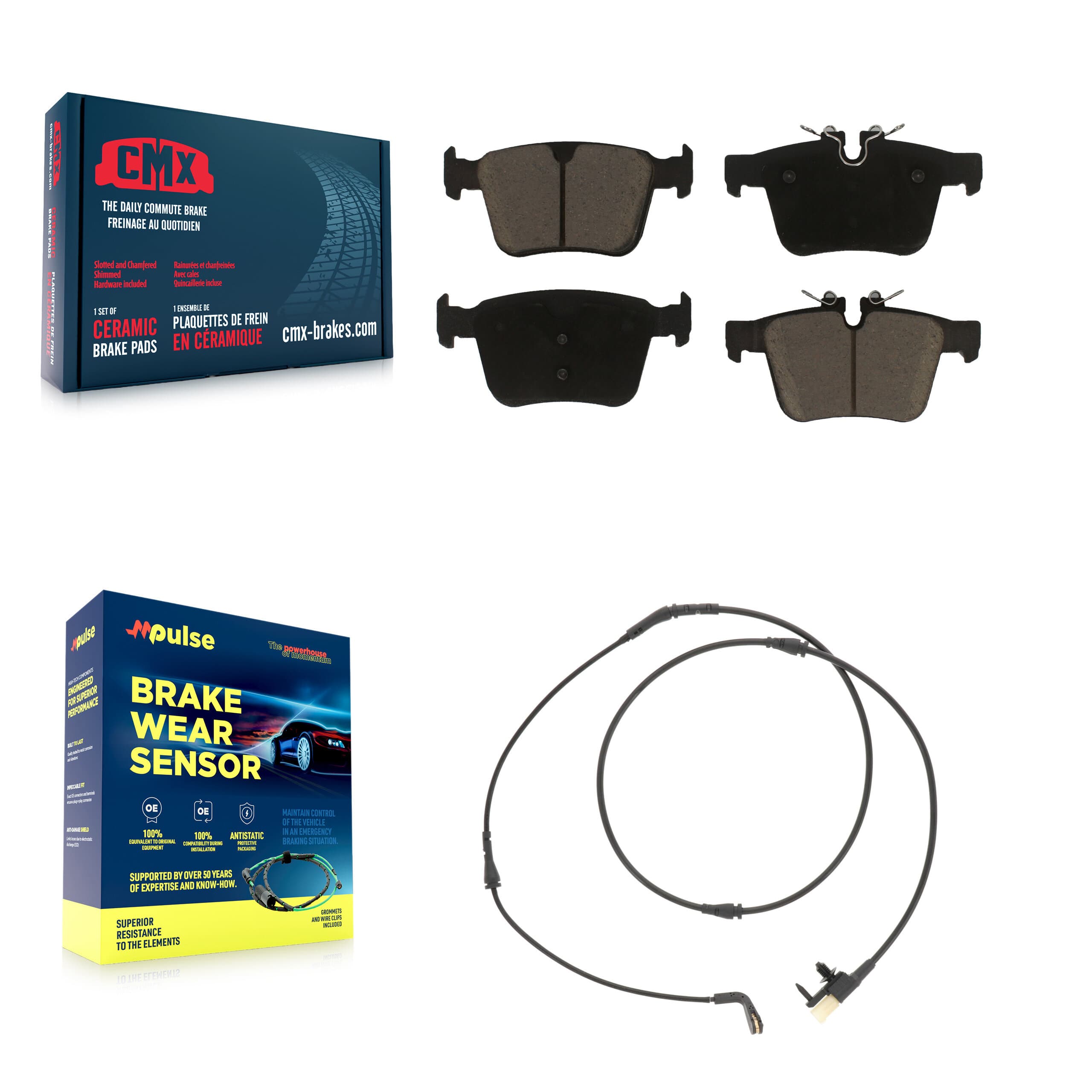 CMX - KCW-101395 - Rear Disc Brake Pad Kits image 1