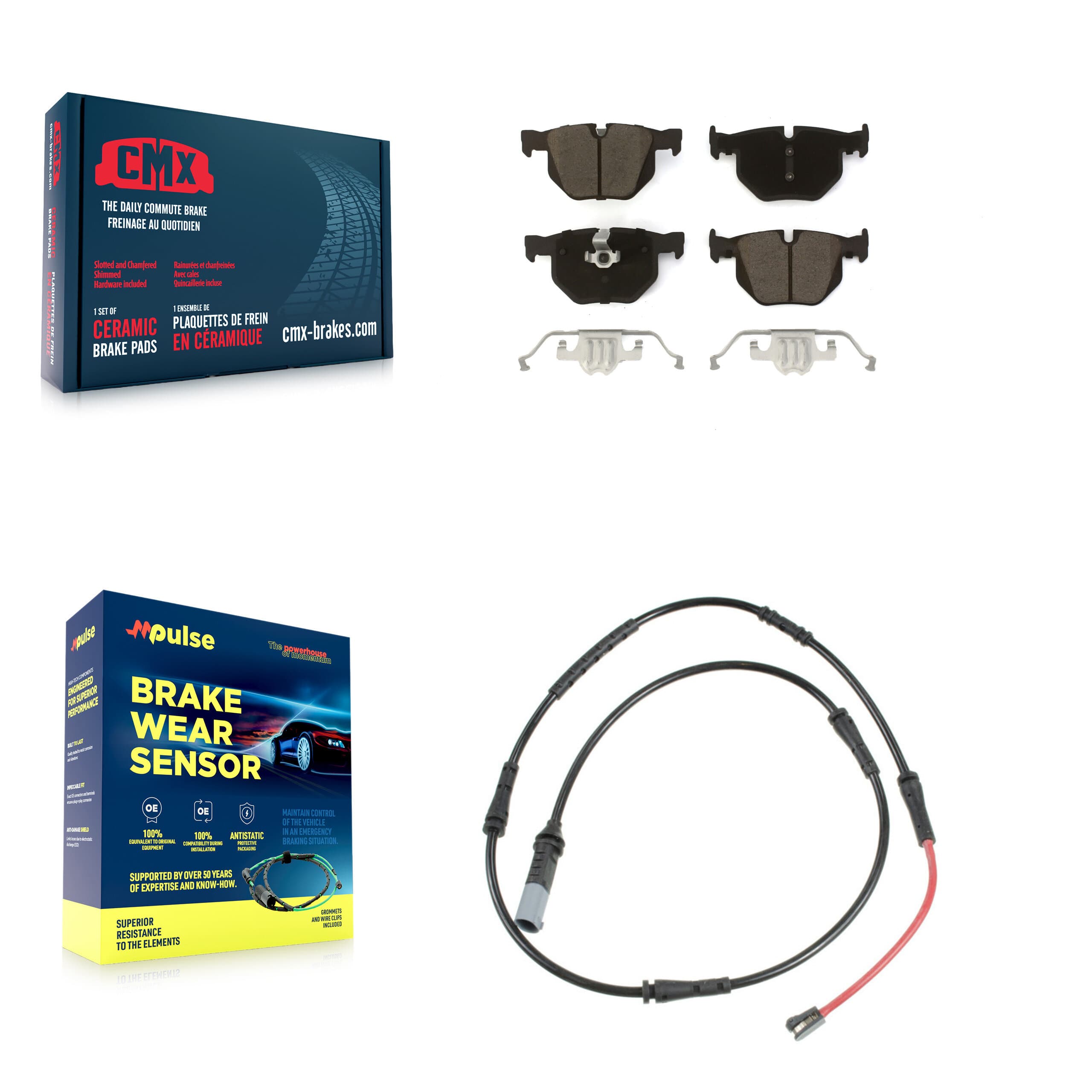 CMX - KCW-101400 - Rear Disc Brake Pad Kits image 1