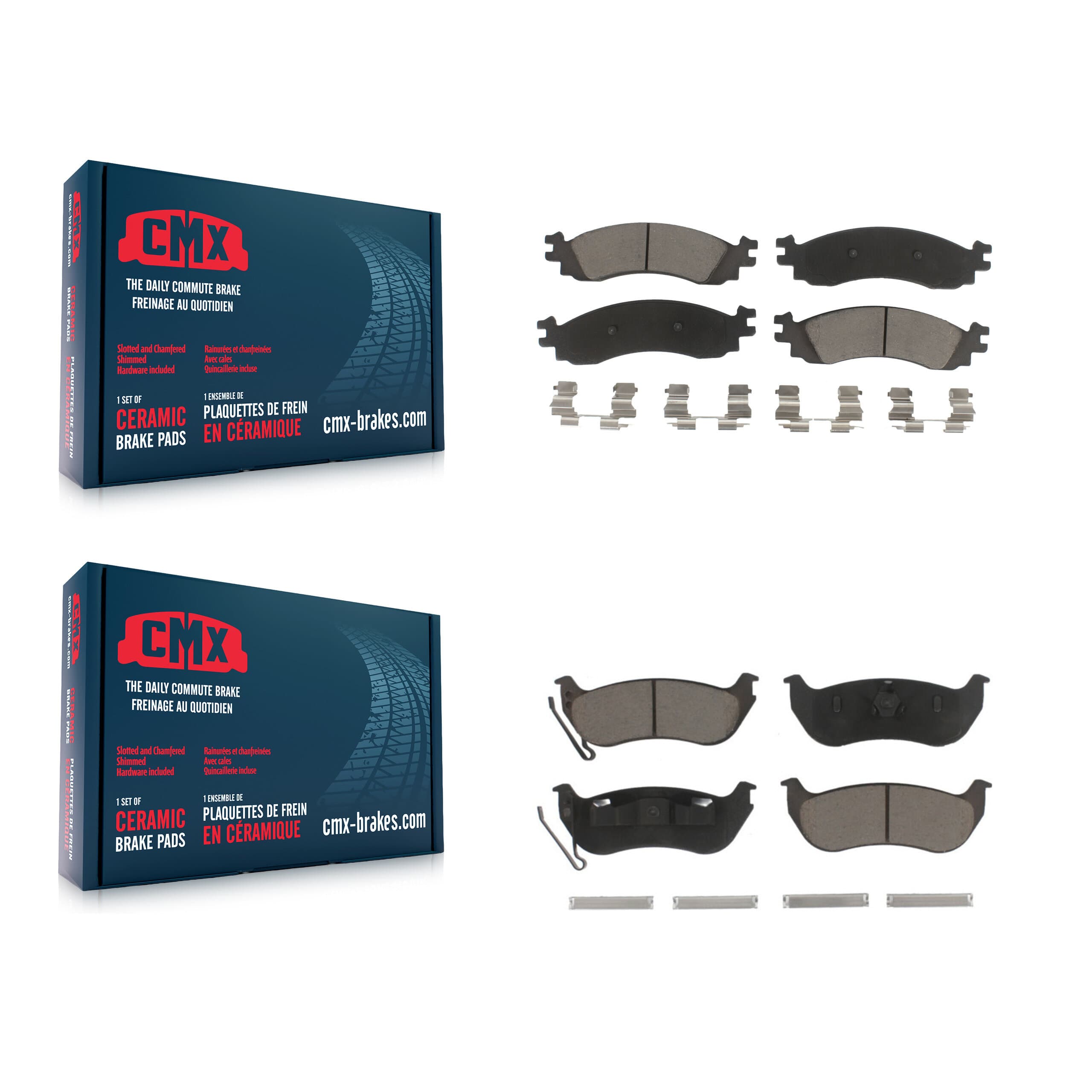 CMX - KCX-100001 - Front and Rear Disc Brake Pad Kits image 1