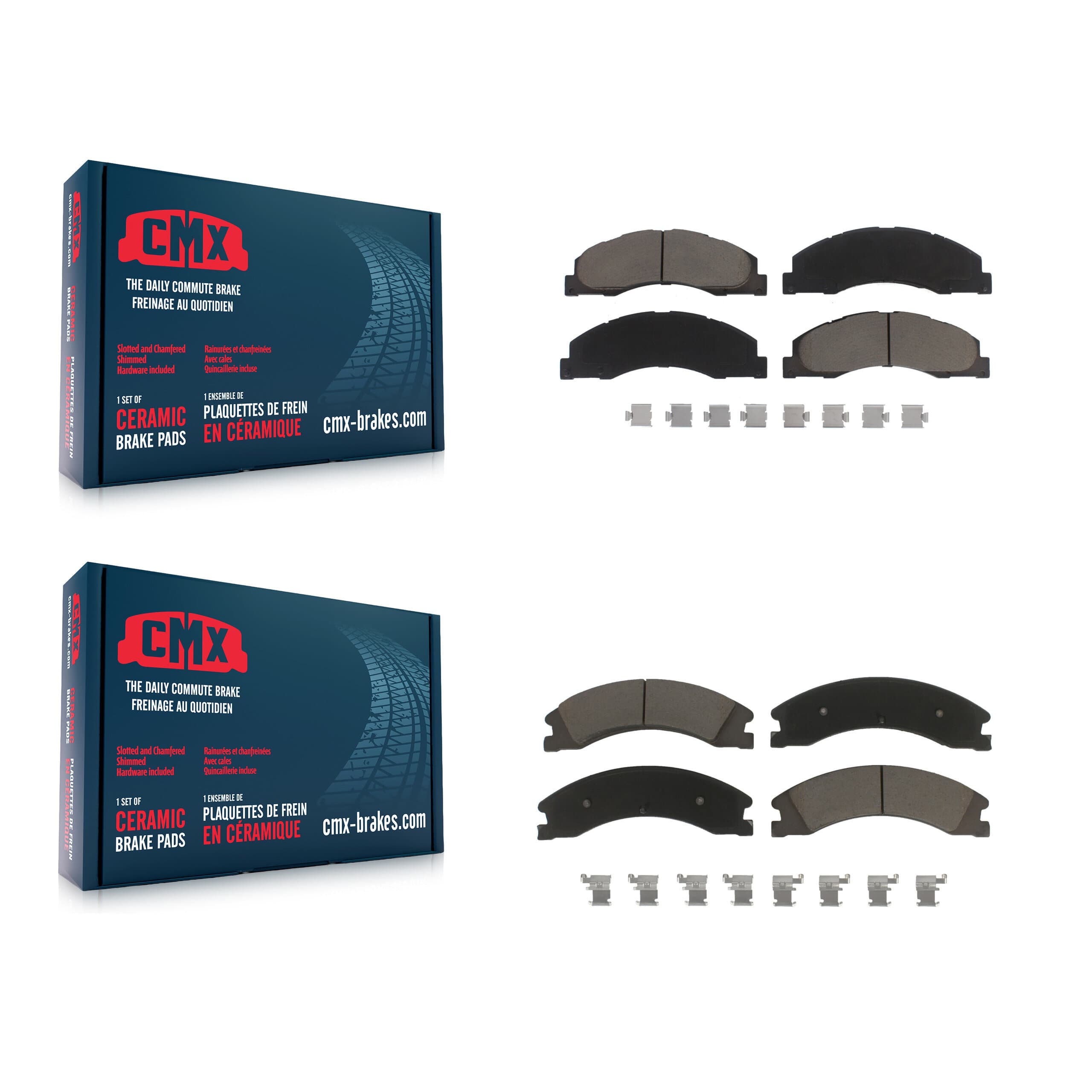 CMX - KCX-100005 - Front and Rear Disc Brake Pad Kits image 1
