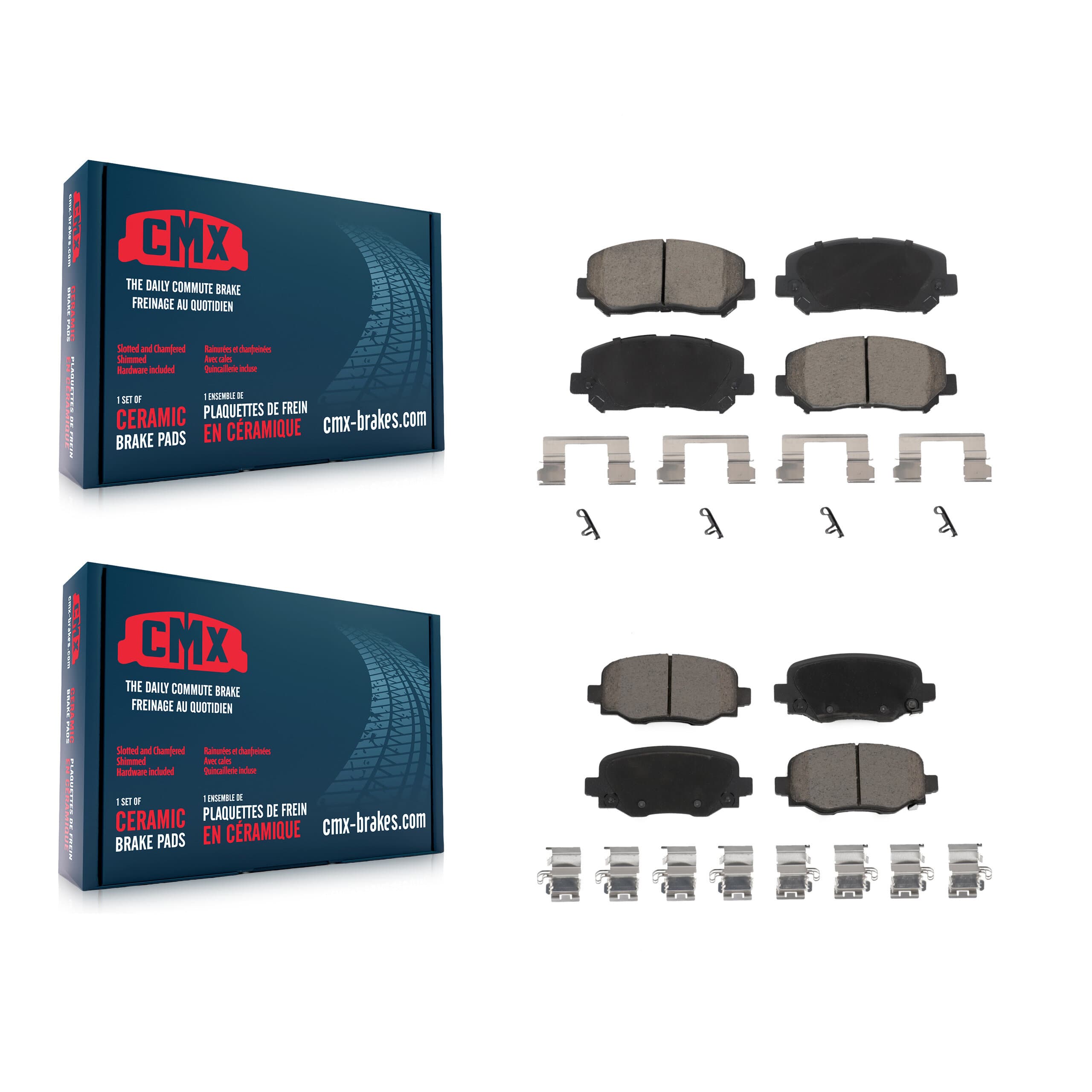 CMX - KCX-100011 - Front and Rear Disc Brake Pad Kits image 1