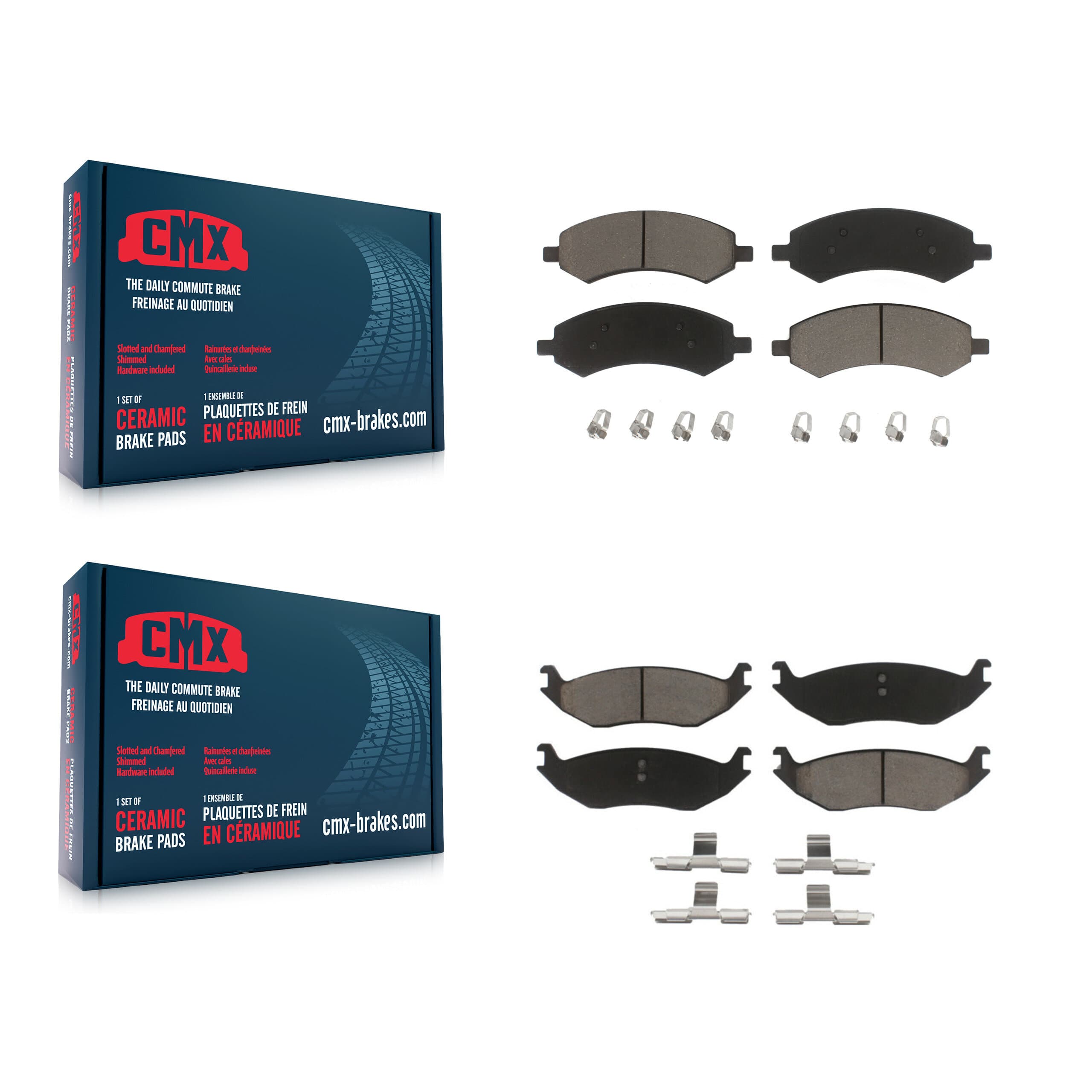 CMX - KCX-100041 - Front and Rear Disc Brake Pad Kits image 1