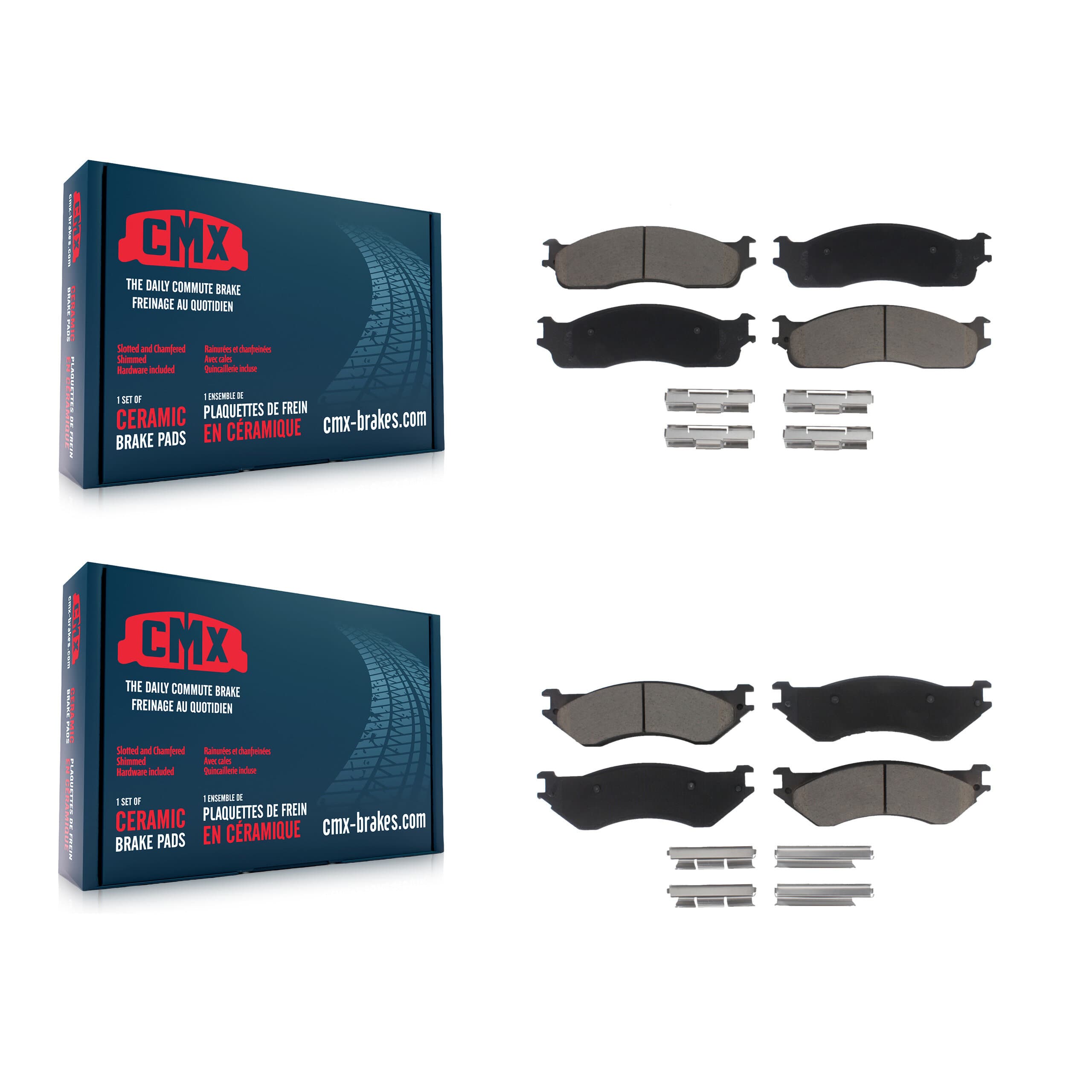 CMX - KCX-100042 - Front and Rear Disc Brake Pad Kits image 1