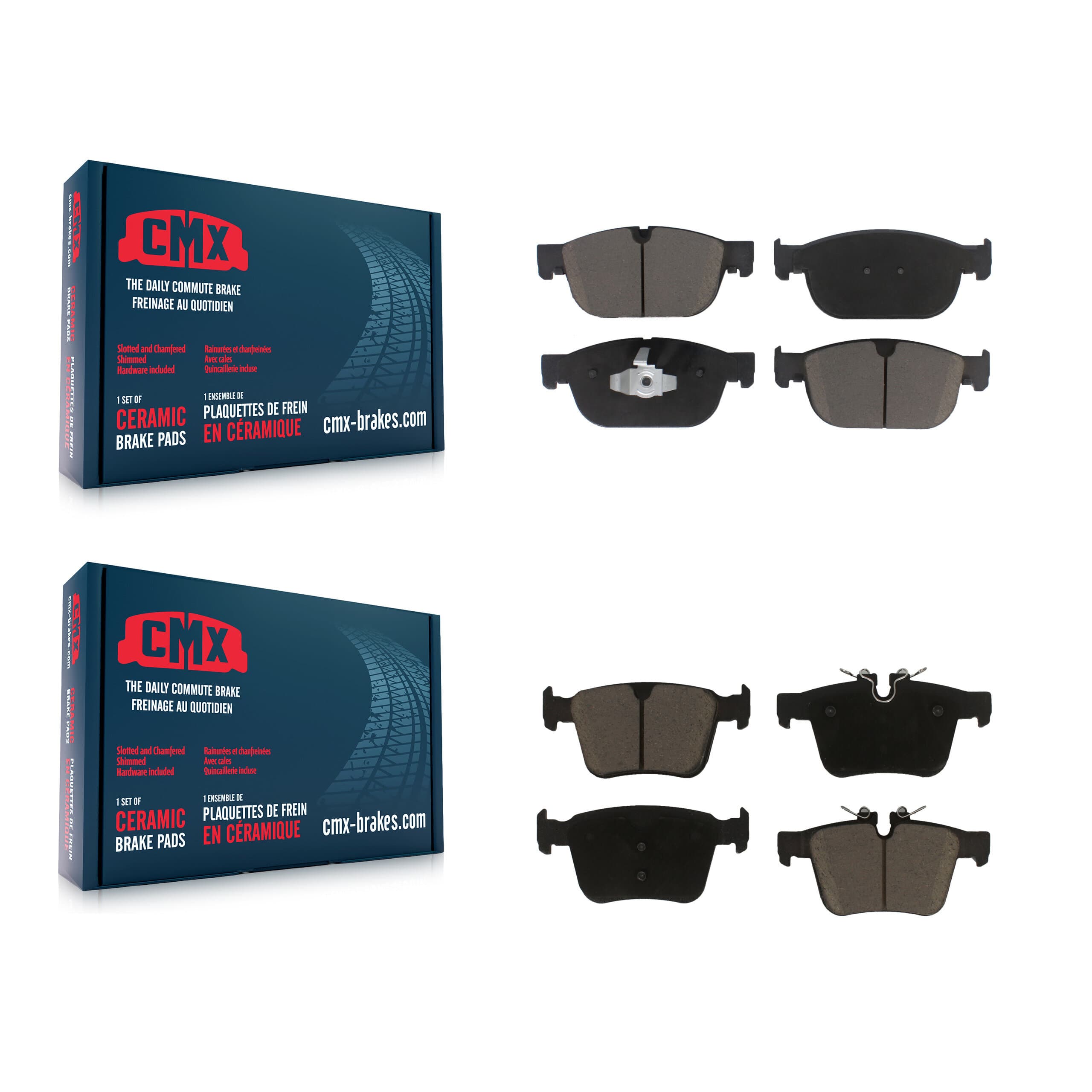 CMX - KCX-100054 - Front and Rear Disc Brake Pad Kits image 1