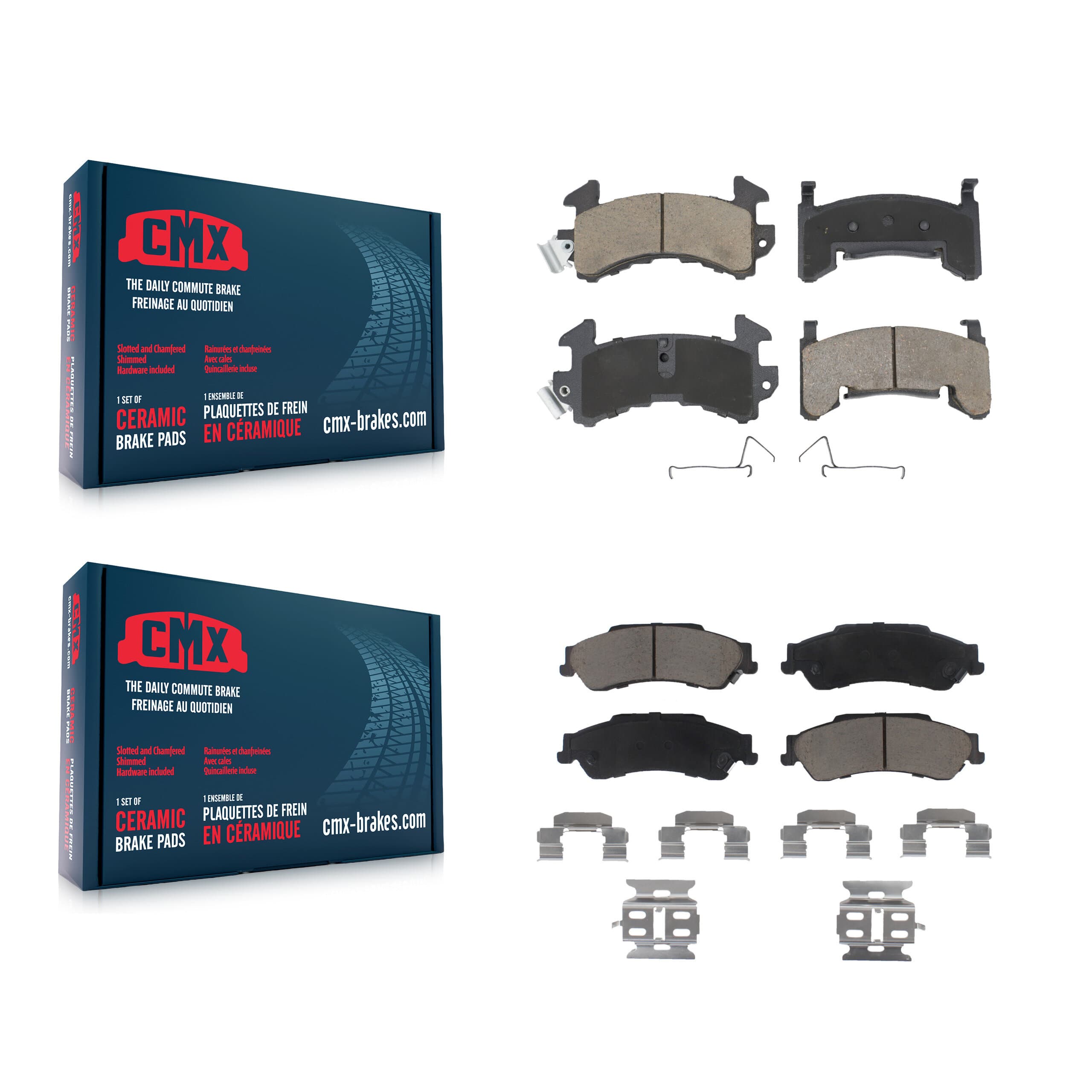 CMX - KCX-100057 - Front and Rear Disc Brake Pad Kits image 1