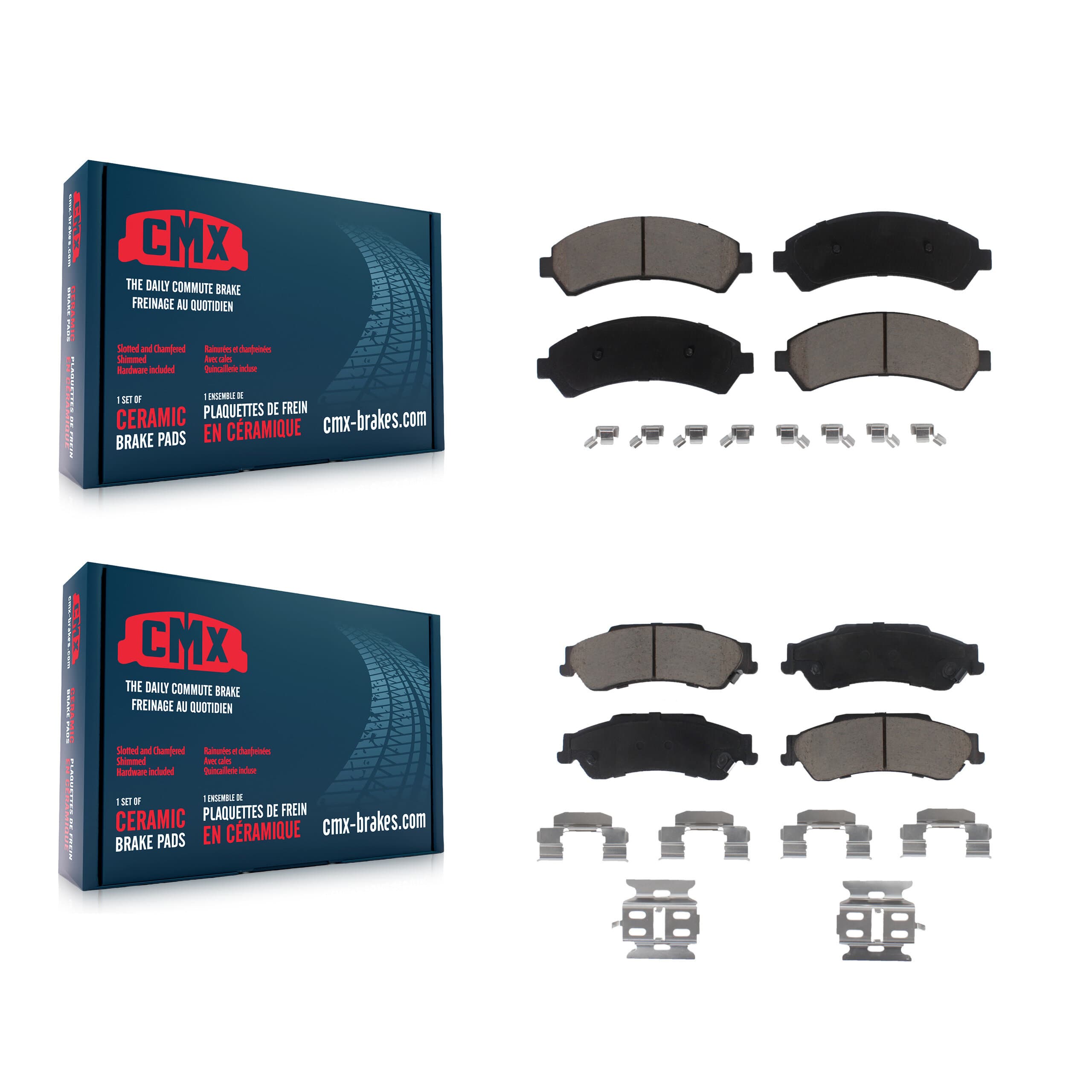 CMX - KCX-100058 - Front and Rear Disc Brake Pad Kits image 1