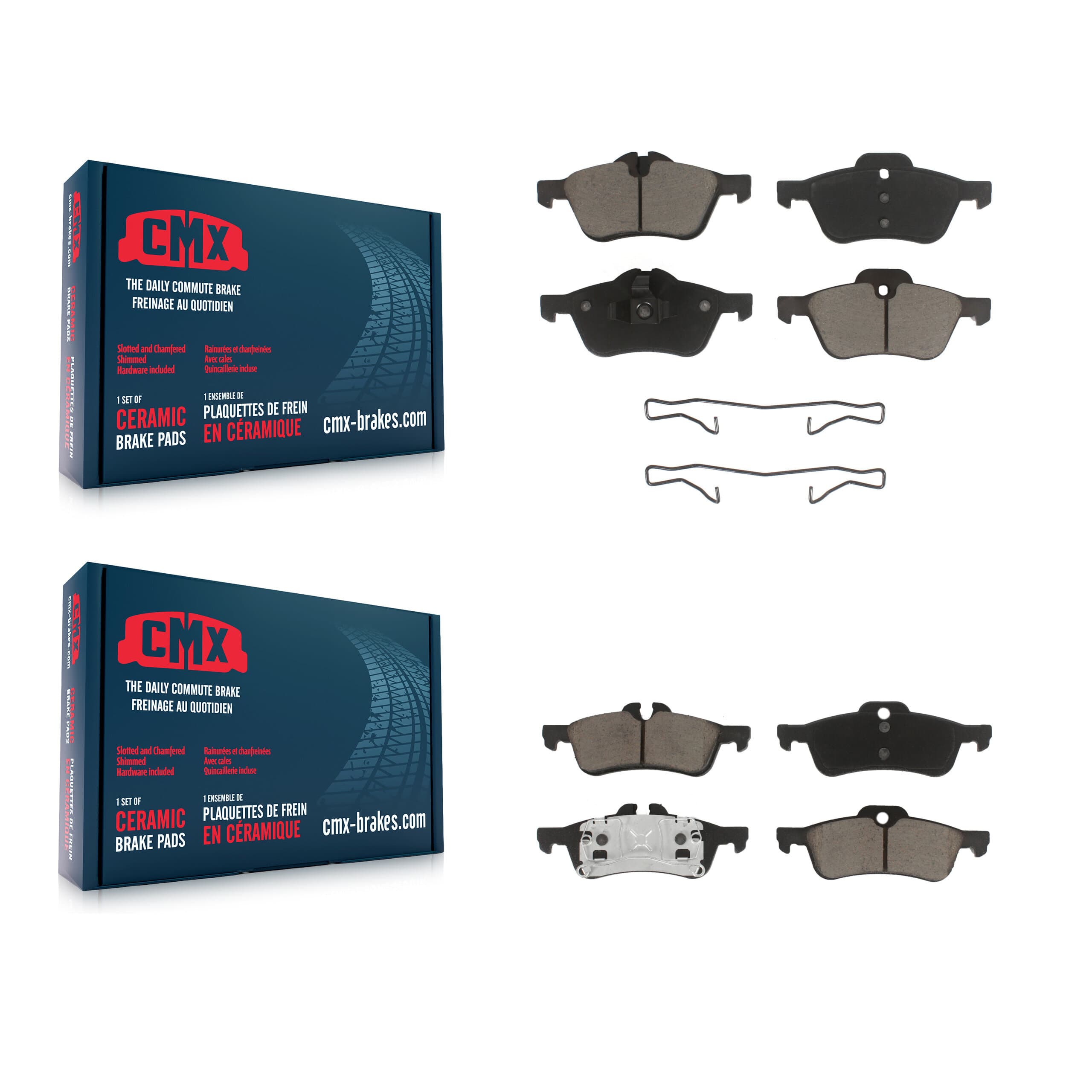 CMX - KCX-100075 - Front and Rear Disc Brake Pad Kits image 1