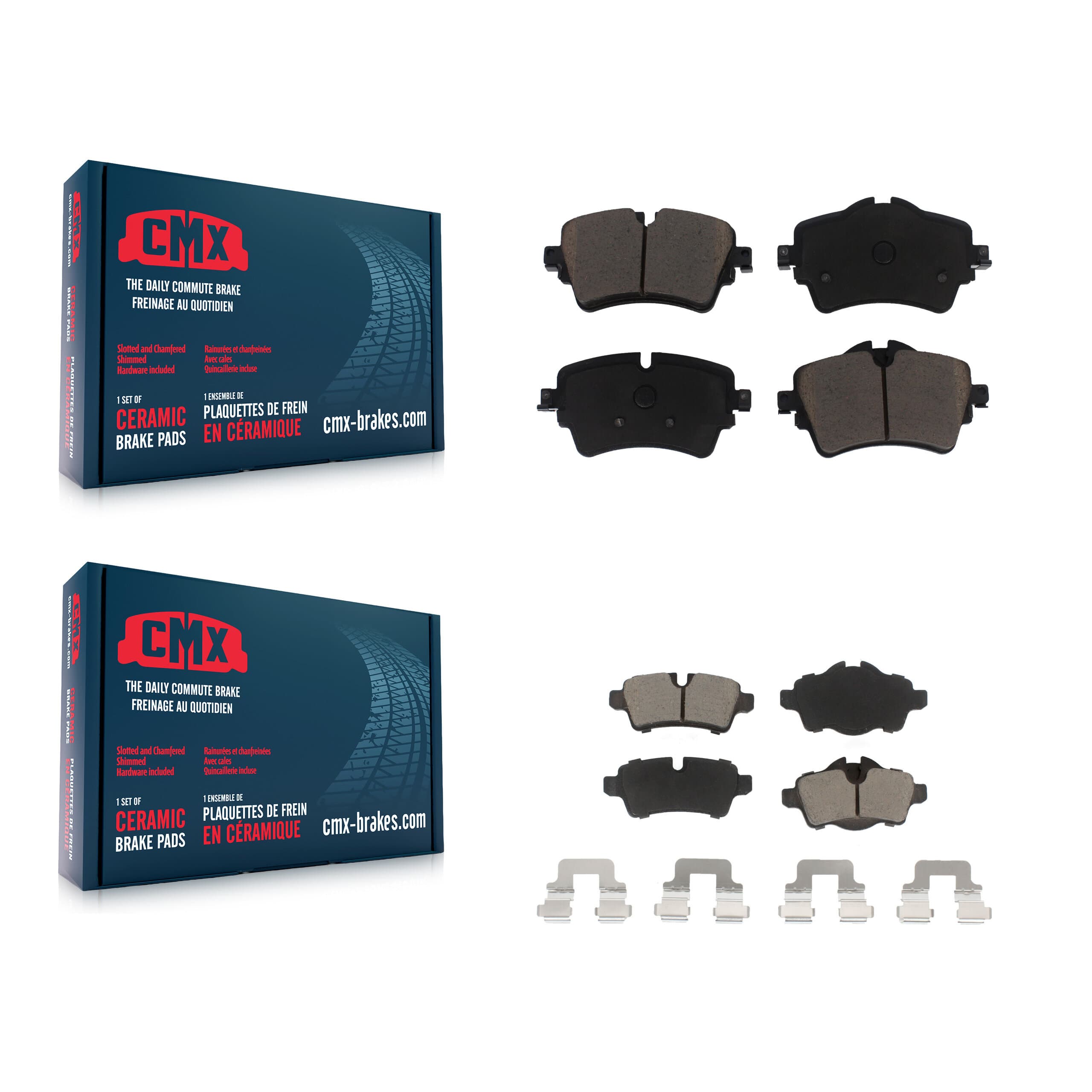 CMX - KCX-100079 - Front and Rear Disc Brake Pad Kits image 1