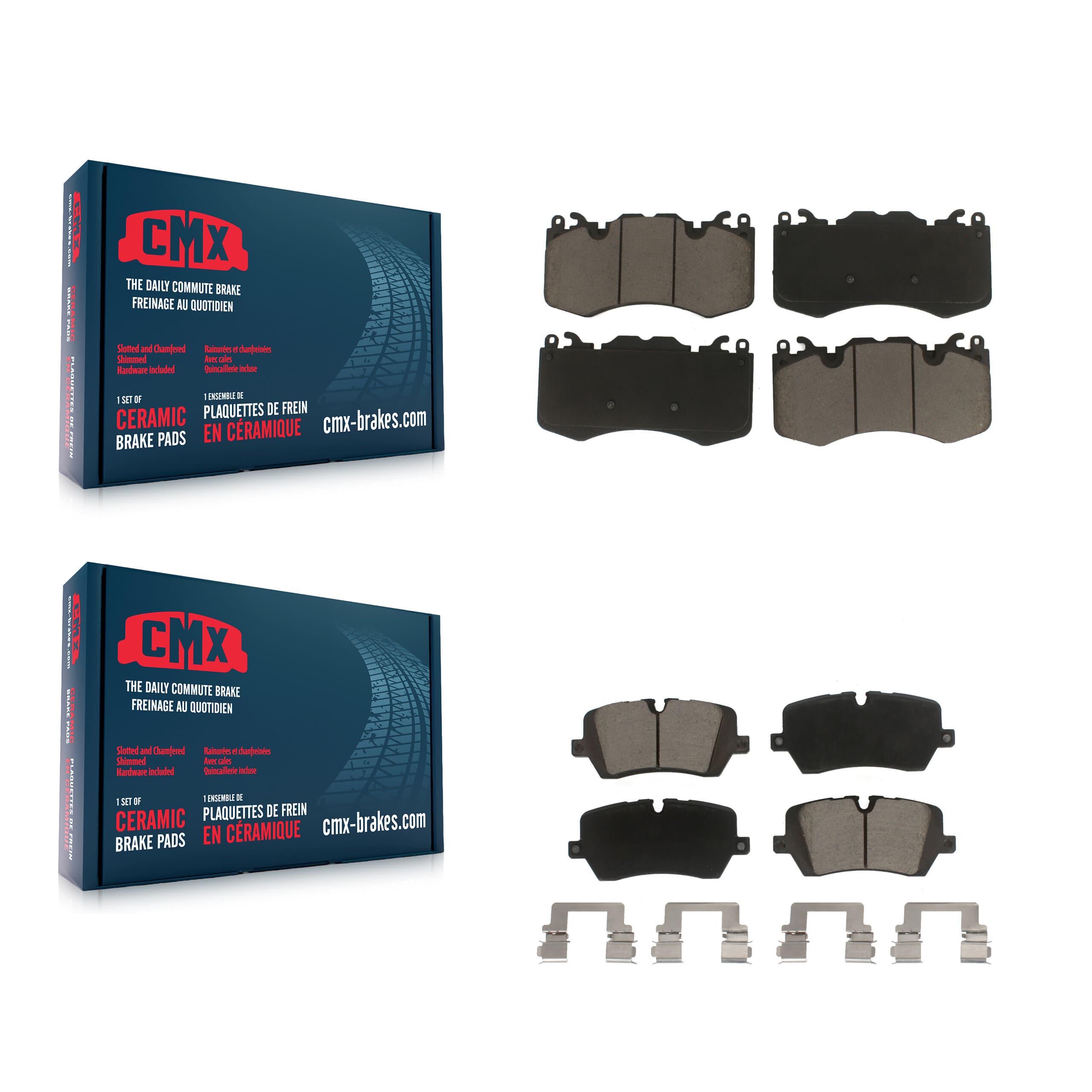 CMX - KCX-100094 - Front and Rear Disc Brake Pad Kits image 1