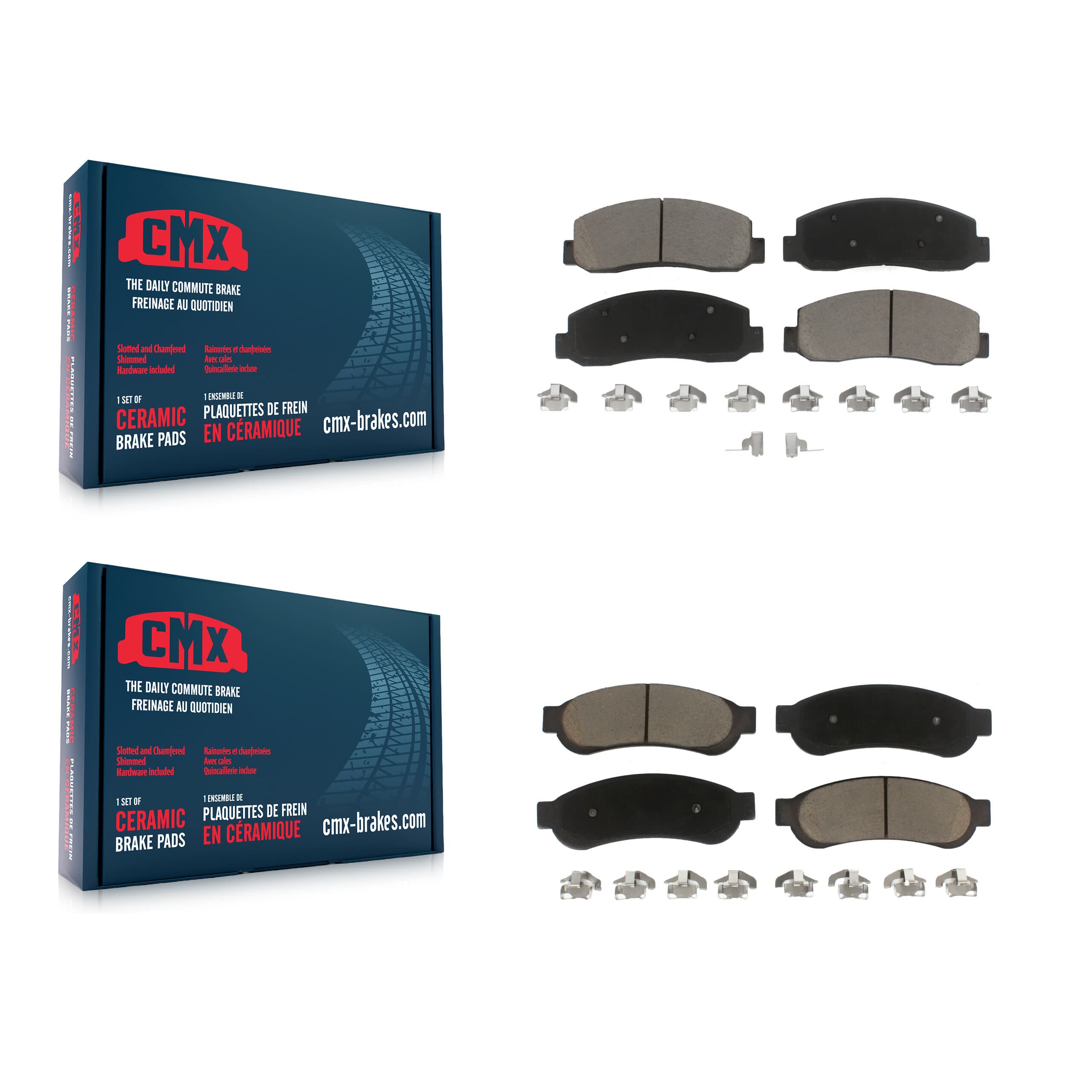 CMX - KCX-100097 - Front and Rear Disc Brake Pad Kits image 1