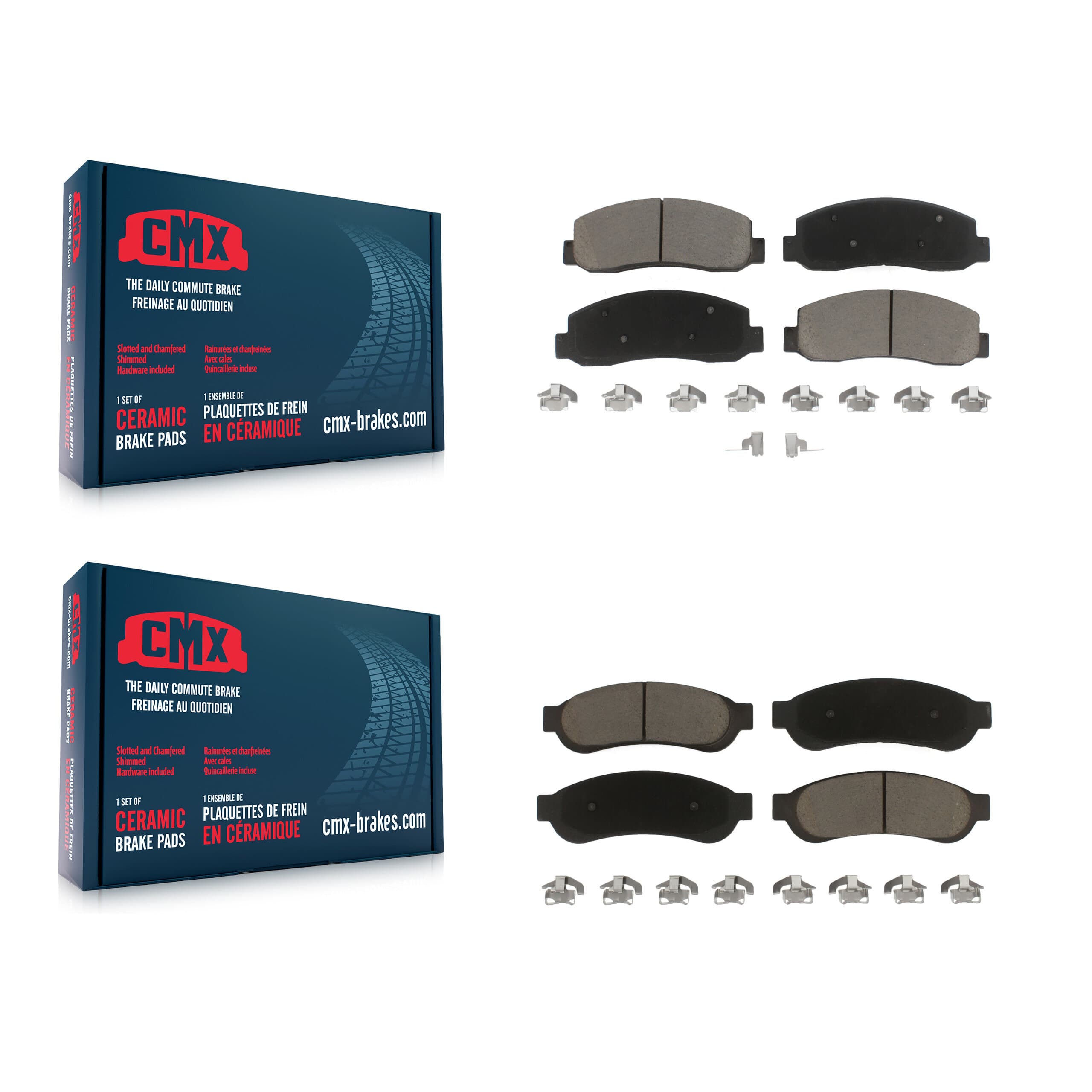 CMX - KCX-100100 - Front and Rear Disc Brake Pad Kits image 1