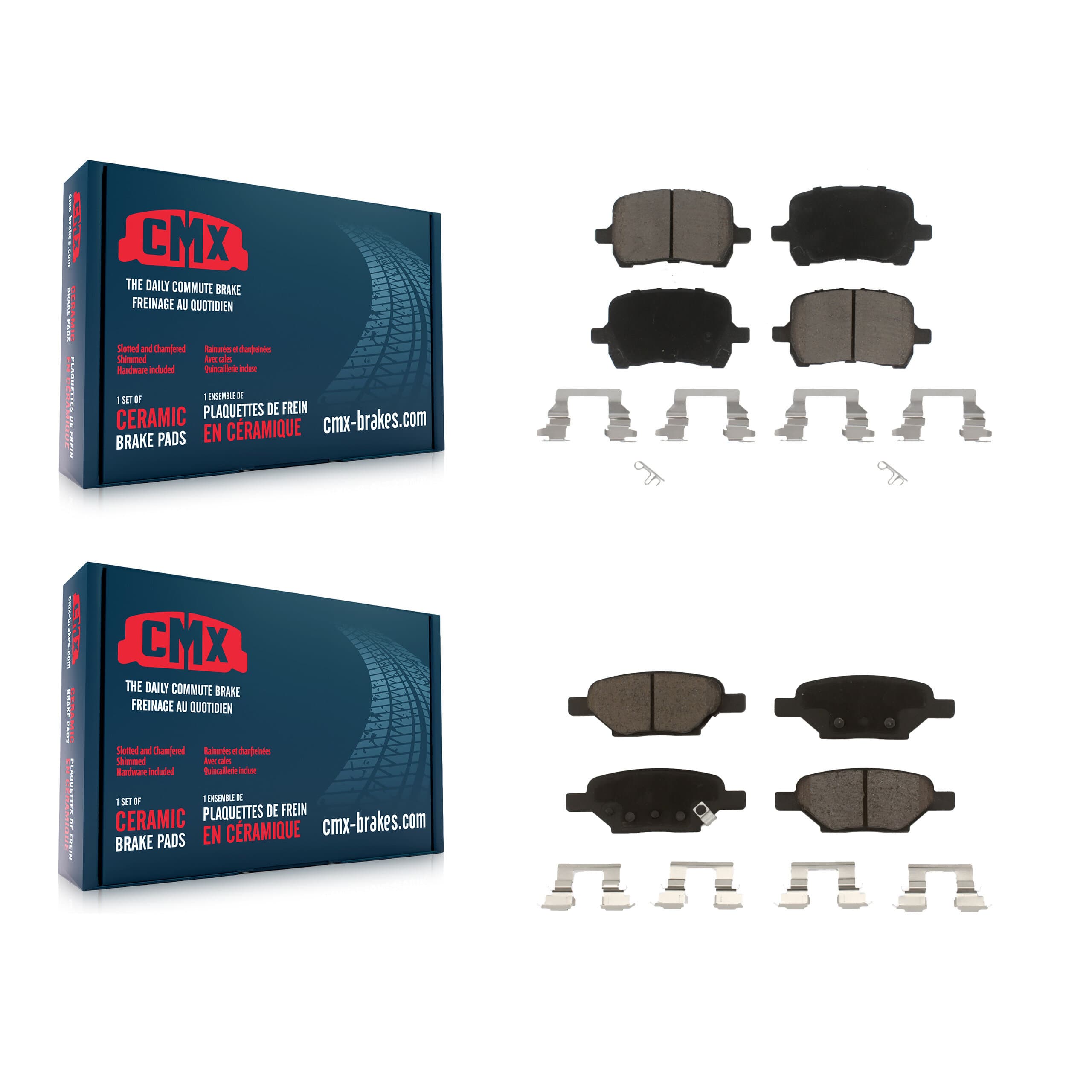 CMX - KCX-100149 - Front and Rear Disc Brake Pad Kits image 1