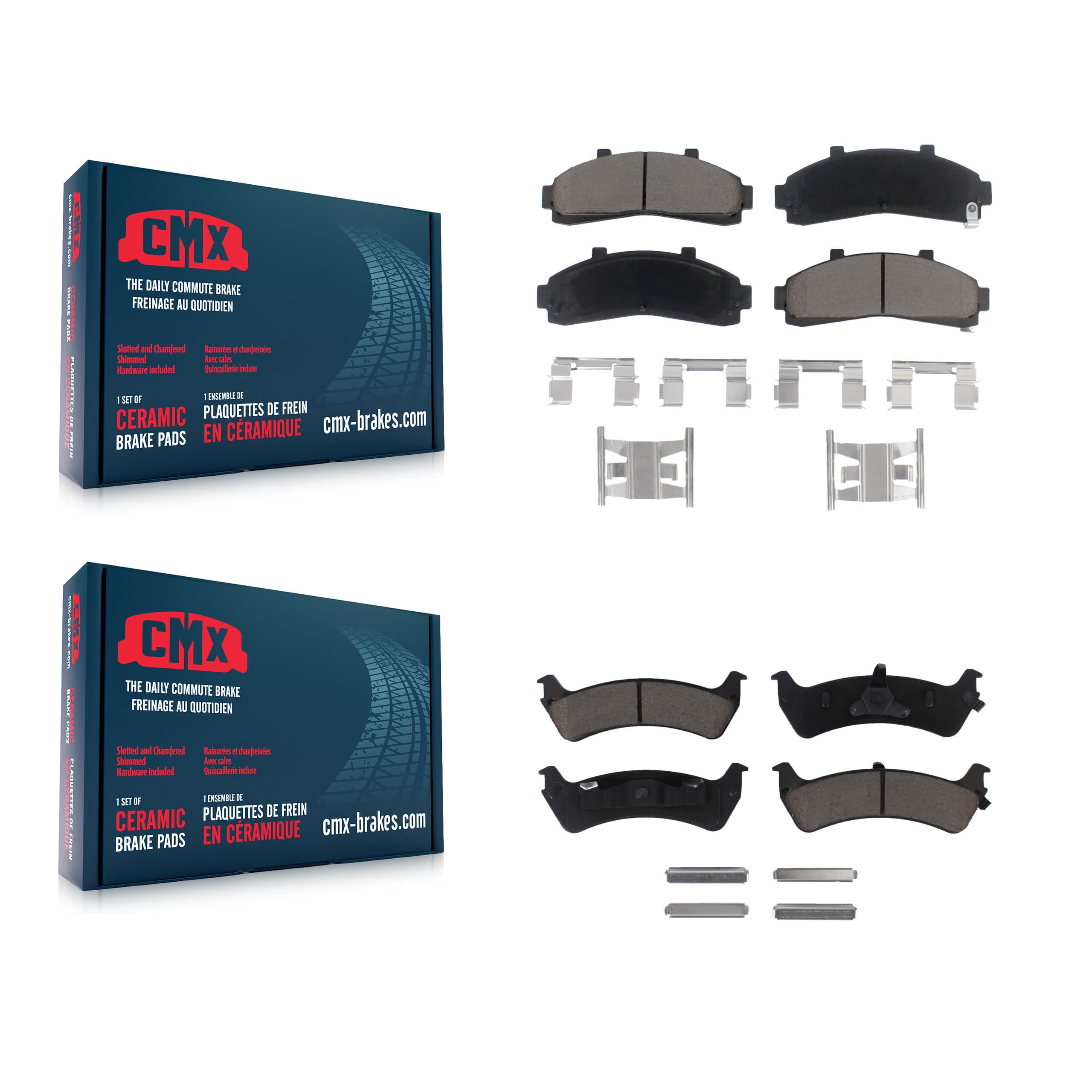 CMX - KCX-100169 - Front and Rear Disc Brake Pad Kits image 1
