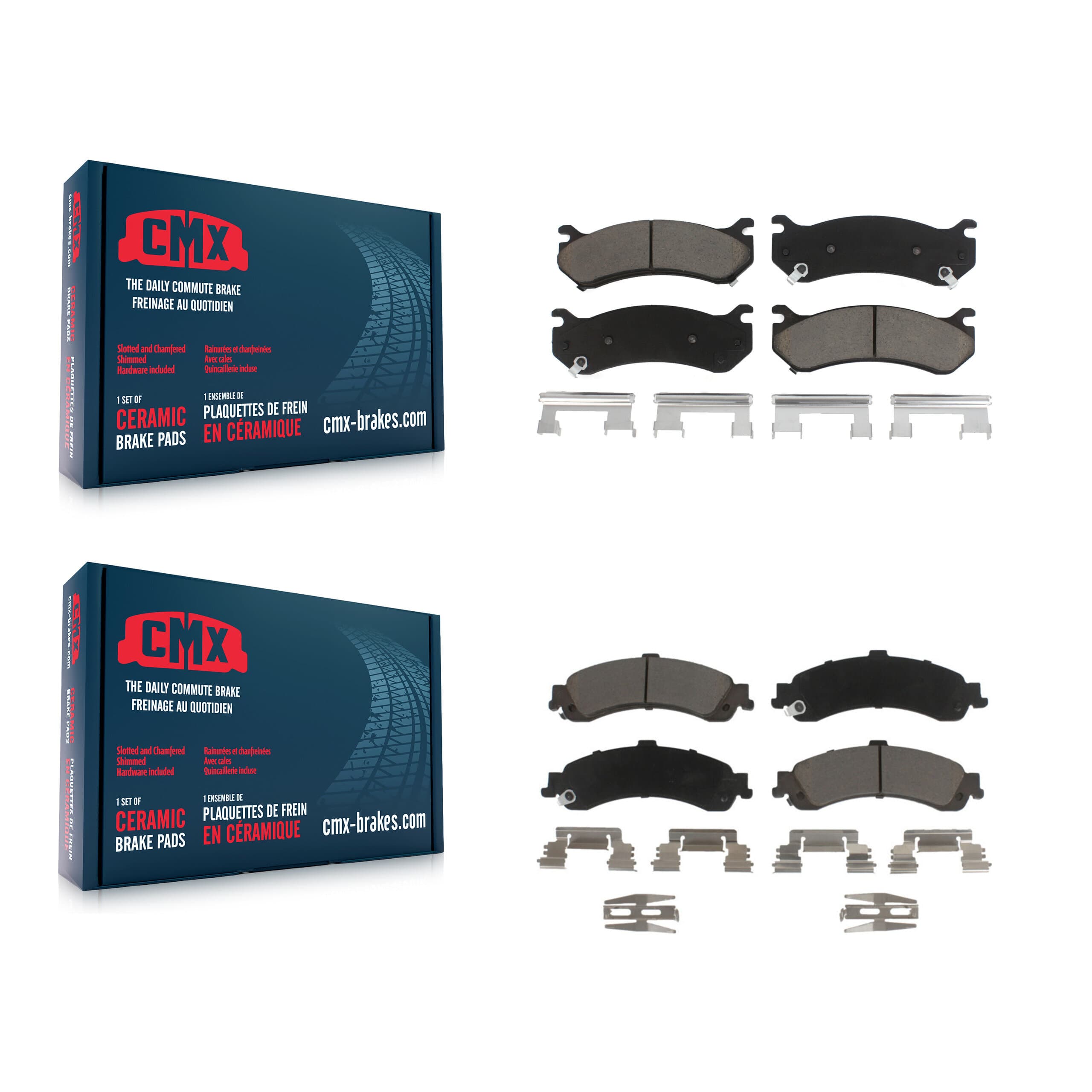 CMX - KCX-100223 - Front and Rear Disc Brake Pad Kits image 1