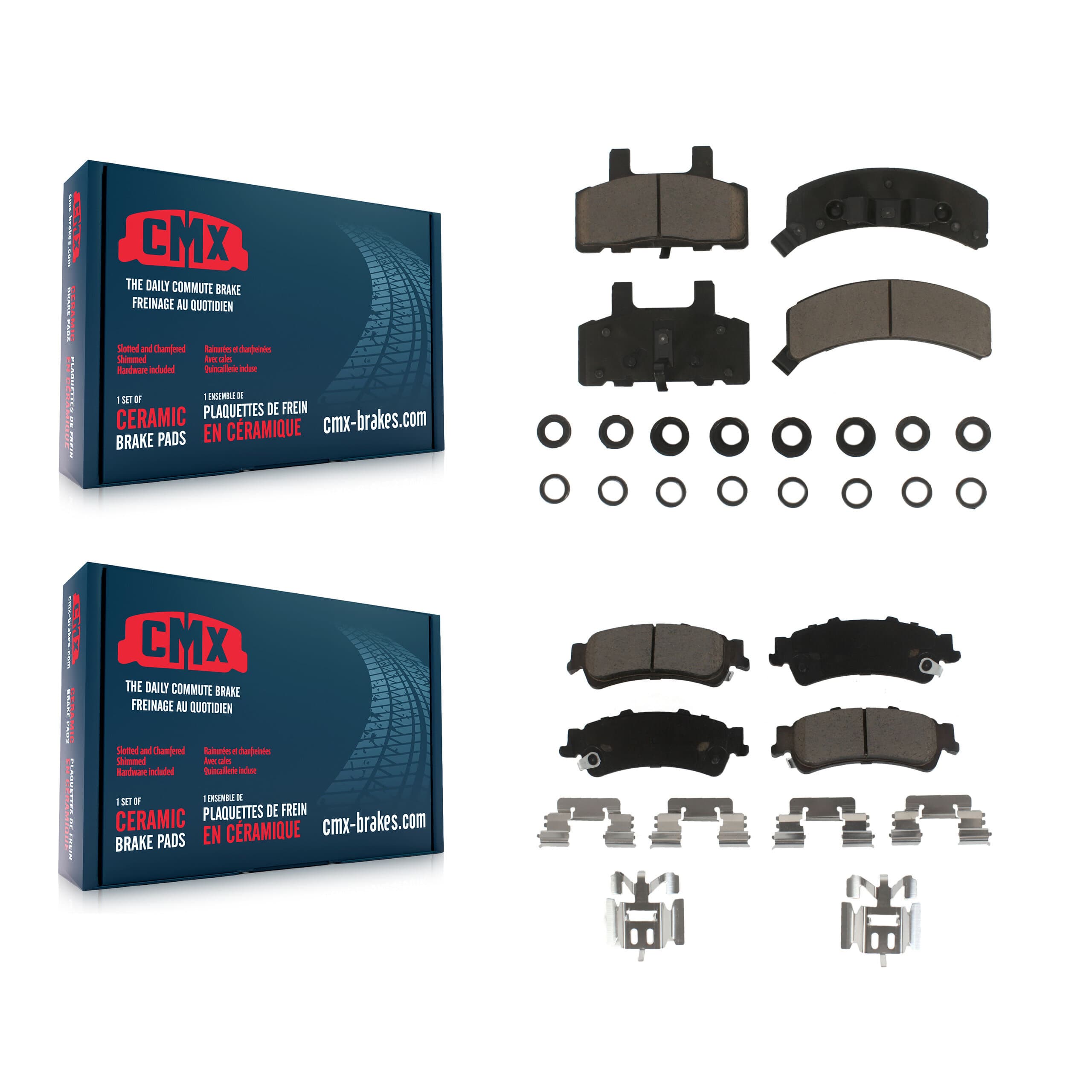 CMX - KCX-100260 - Front and Rear Disc Brake Pad Kits image 1