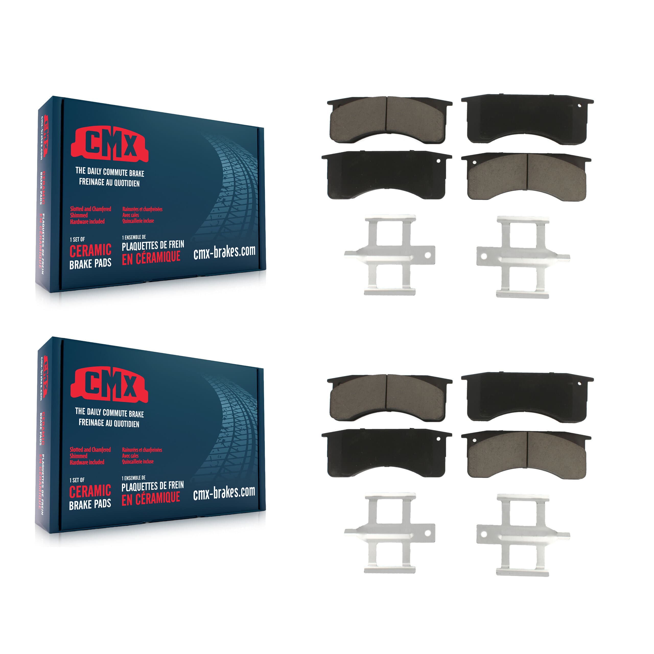 CMX - KCX-100281 - Front and Rear Disc Brake Pad Kits image 1