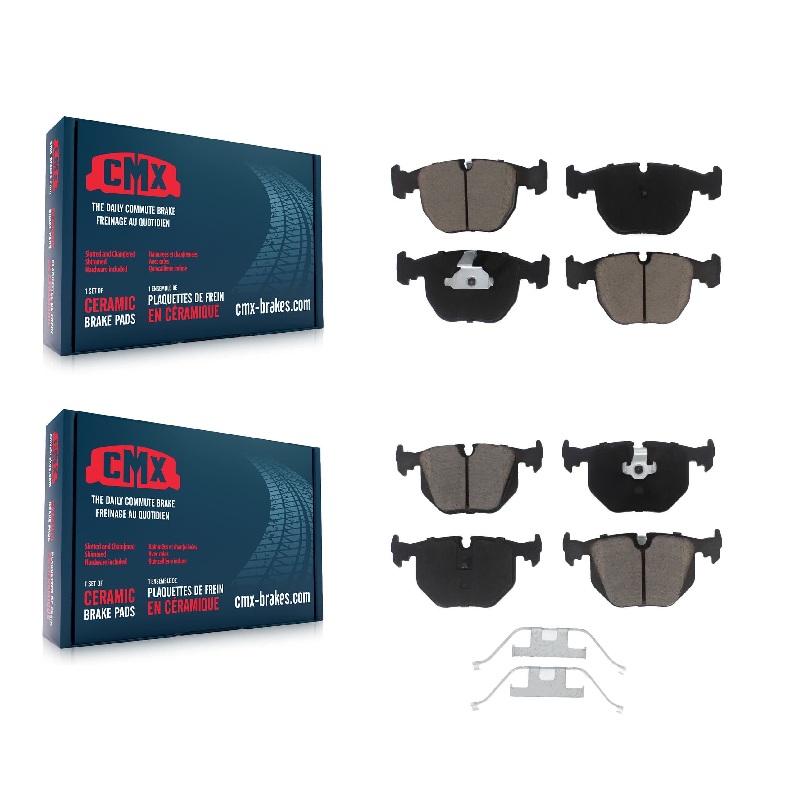 CMX - KCX-100319 - Front and Rear Disc Brake Pad Kits image 1