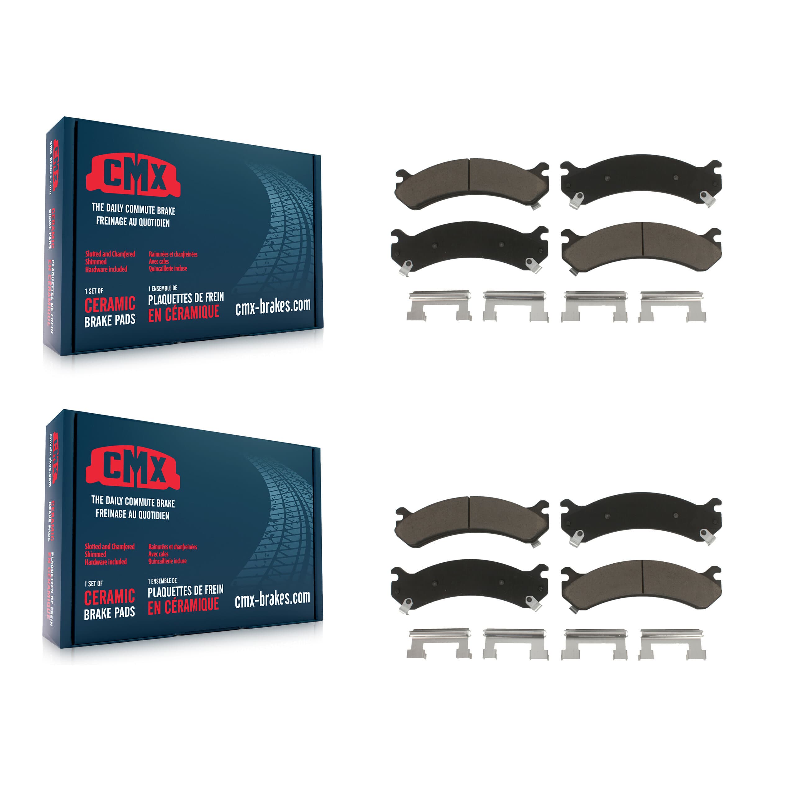 CMX - KCX-100354 - Front and Rear Disc Brake Pad Kits image 1
